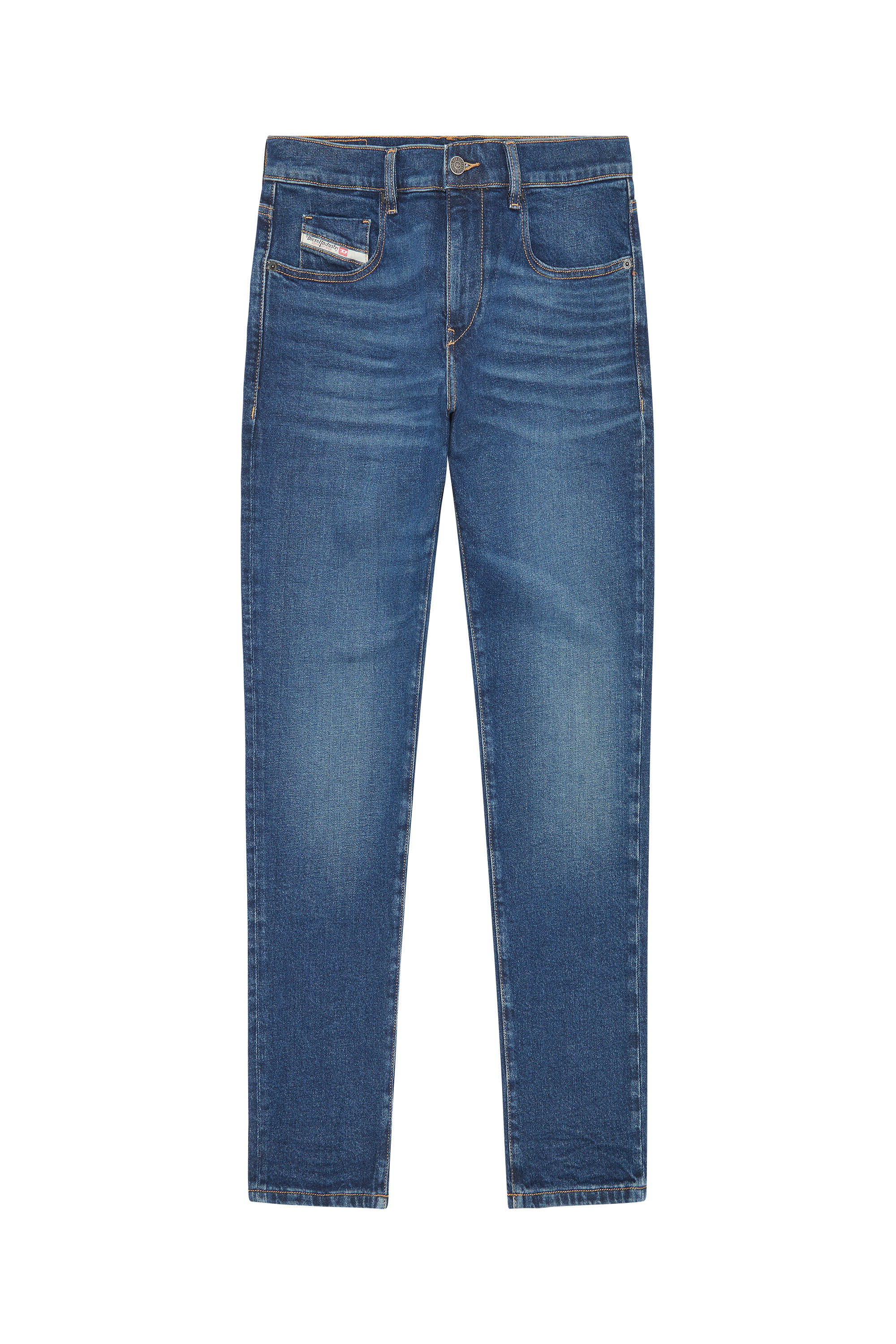 Diesel - 2019 D-Strukt 0GYCS Slim Jeans, Dark Blue - Image 2