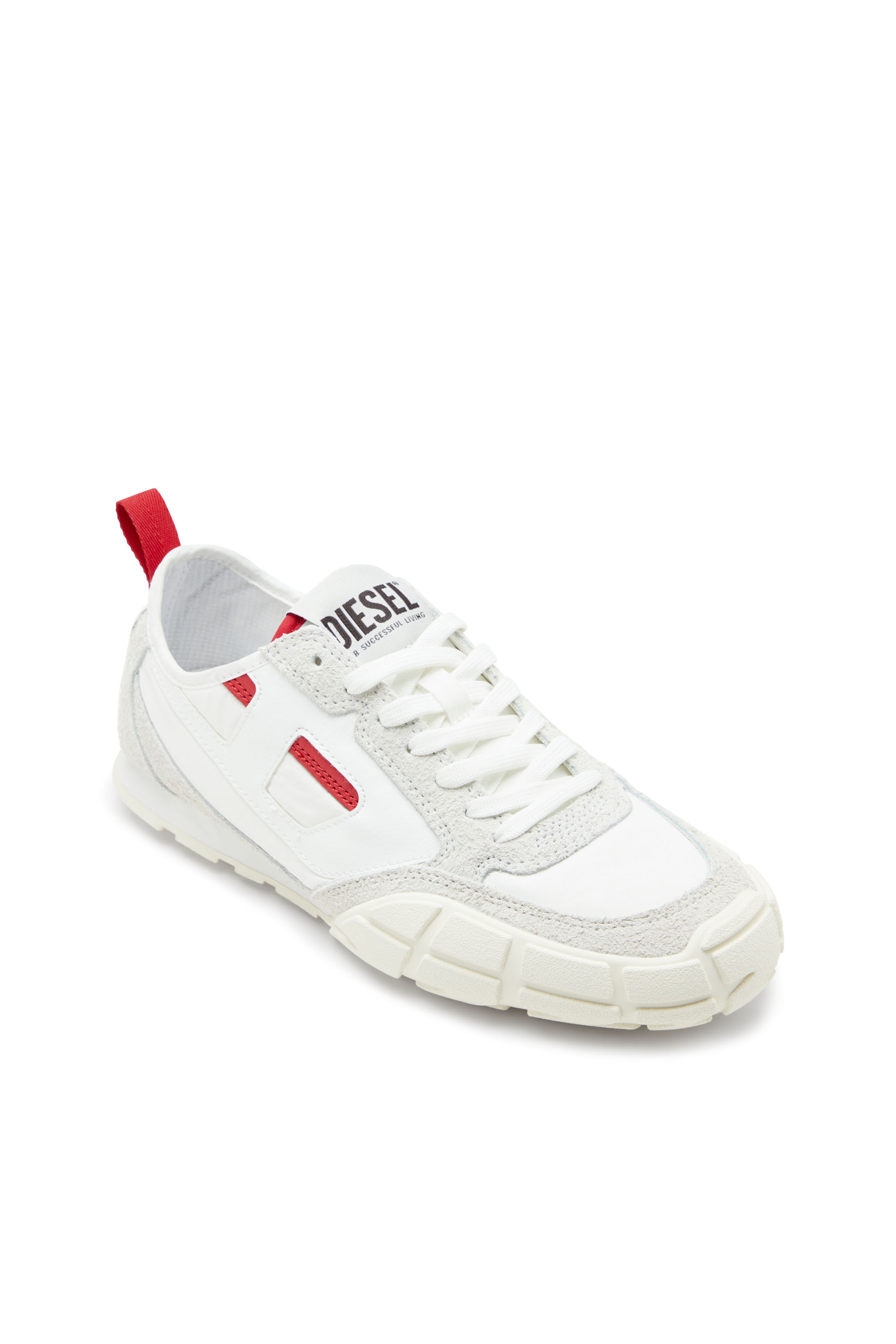 Diesel - S-PAGODHA LOW W, Woman's Sneakers in leather, suede and ripstop in null - 6