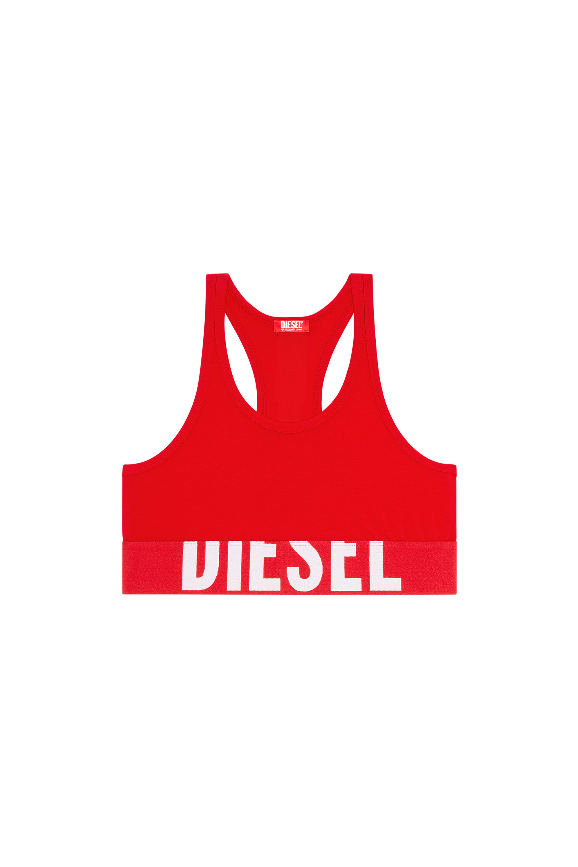 Diesel - UFSB-COTTON-RACE-BRALETTE-XL, Red - Image 2