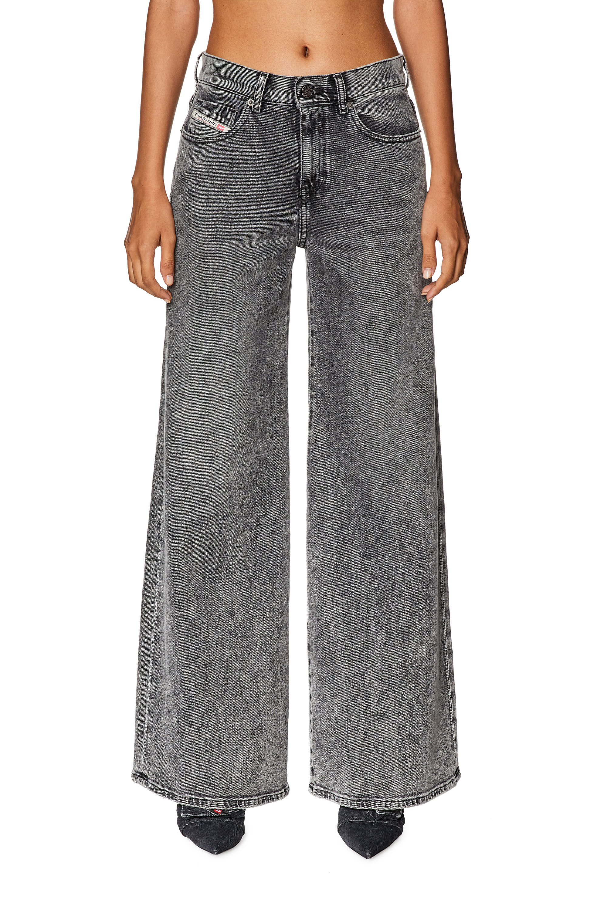 Diesel - Bootcut and Flare Jeans 1978 D-Akemi 09G57, Grey - Image 3