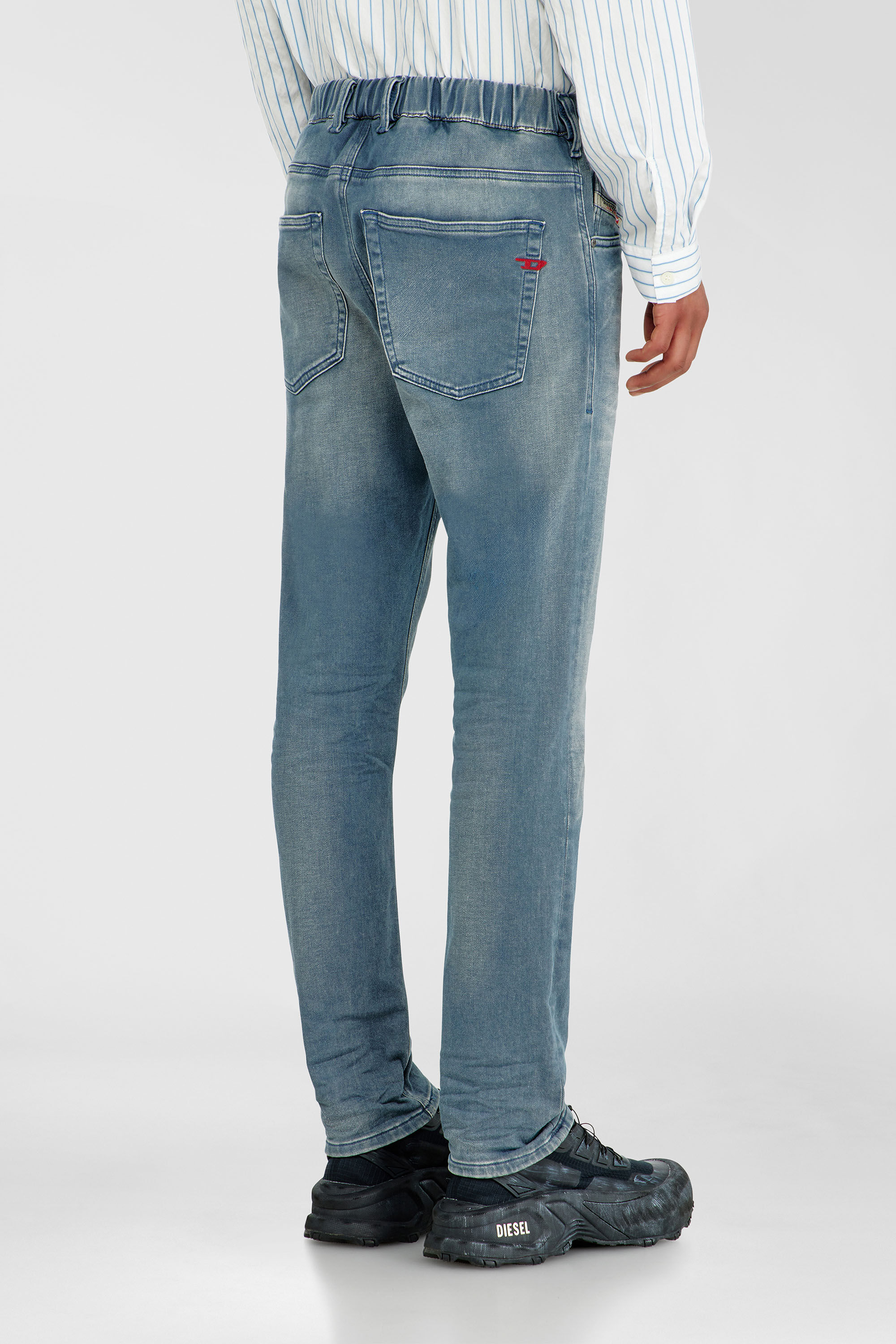 Diesel - Man's Regular 2032 D-Krooley-BW Joggjeans&reg; 09P91, Light Blue - 3