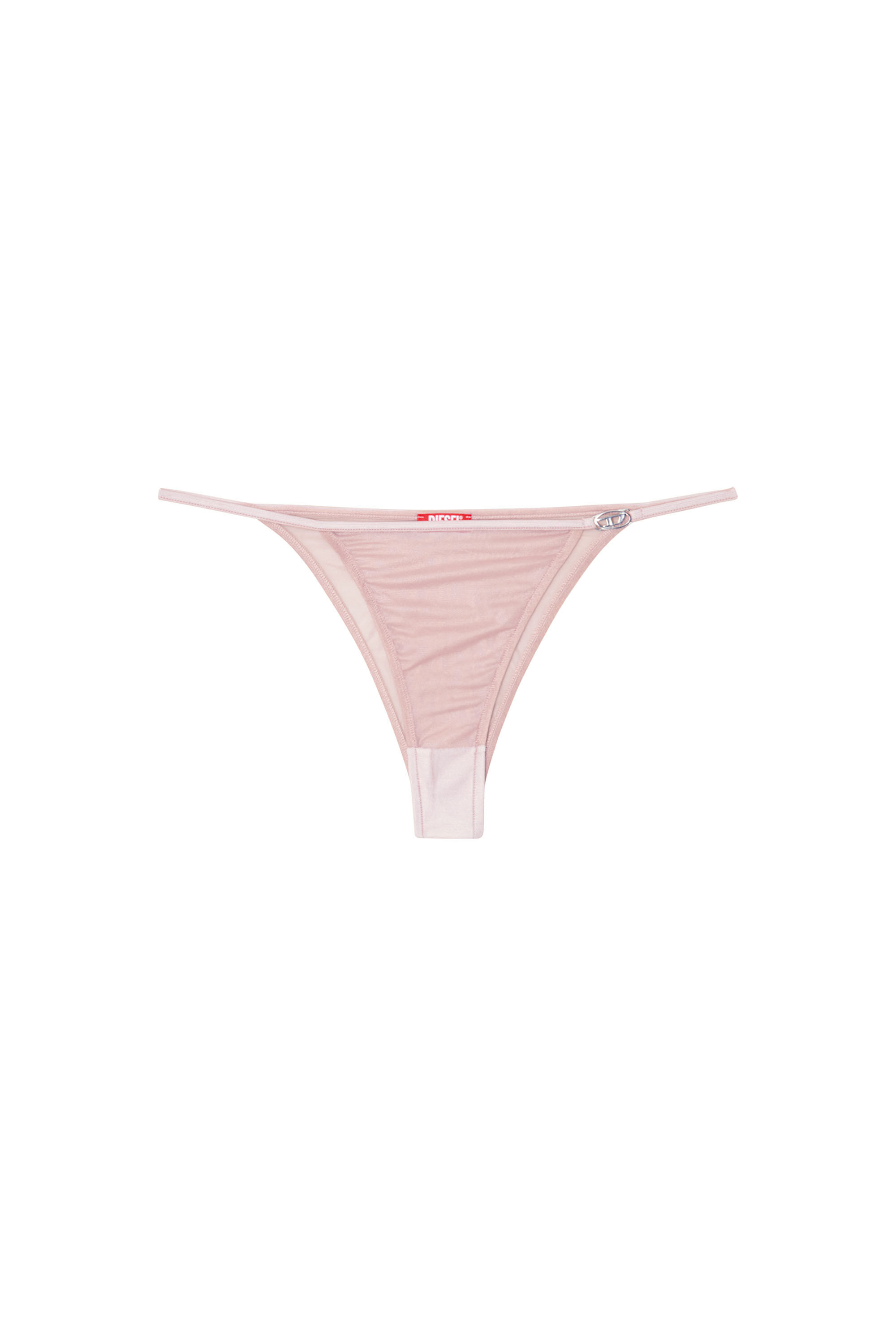 Diesel - PUNCHY-GFT, Woman's Metallic briefs with Oval D detail in Yellow - 2