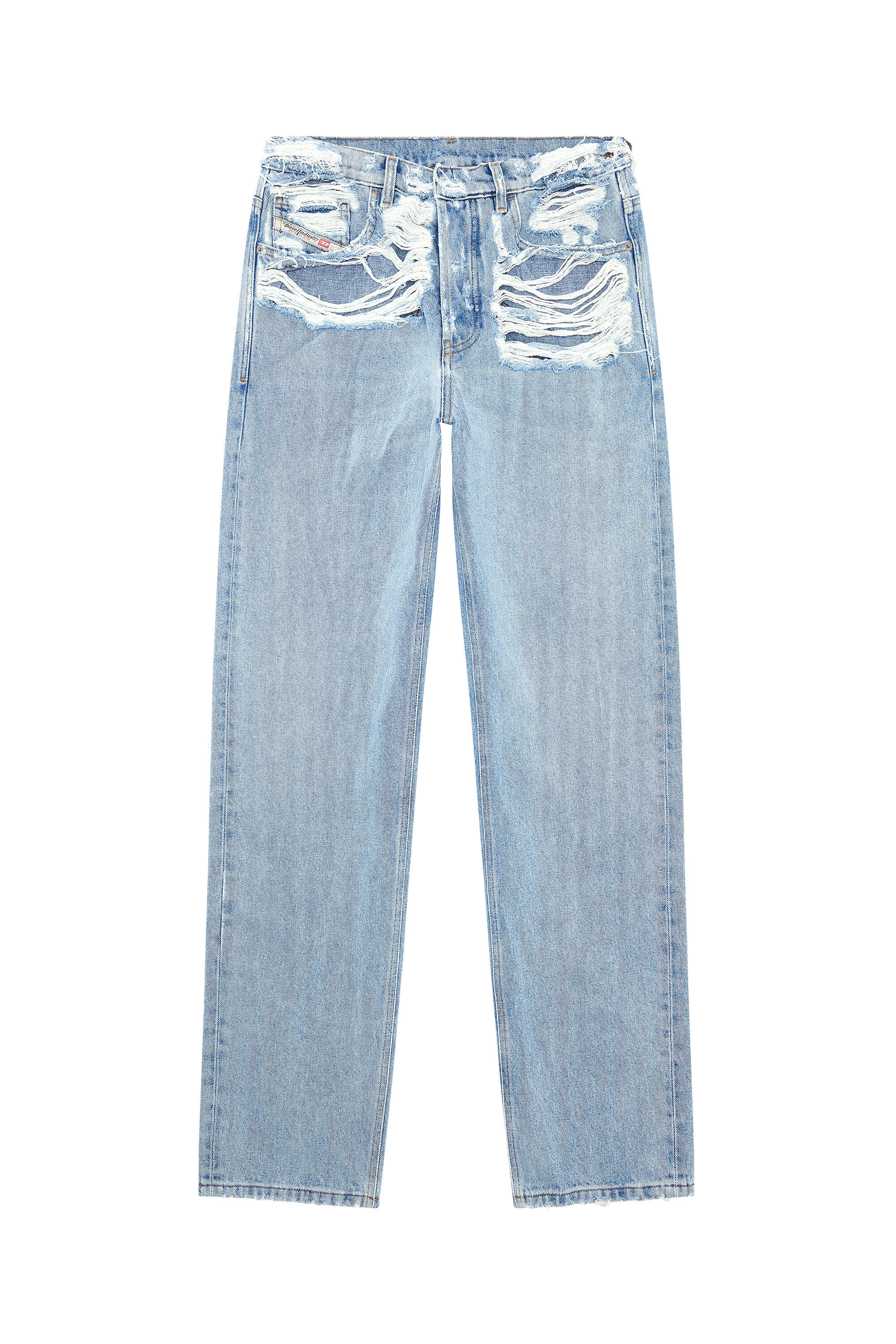 Diesel - Woman Straight Jeans D-Ark 007S3, Light Blue - Image 2
