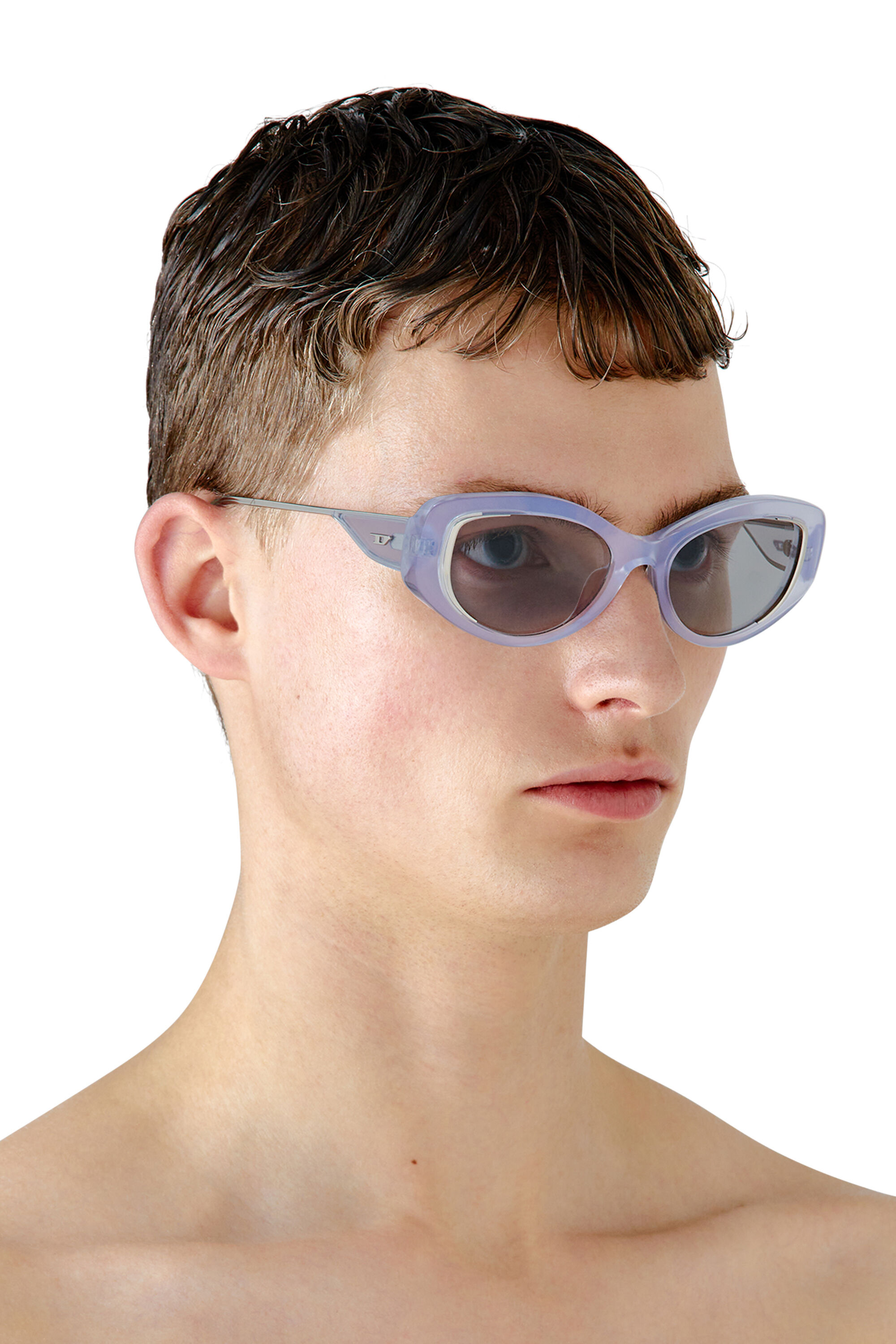 Diesel - 0DL2001 SIZE 54, Unisex's Cat-eye style sunglasses in Bubble - 4