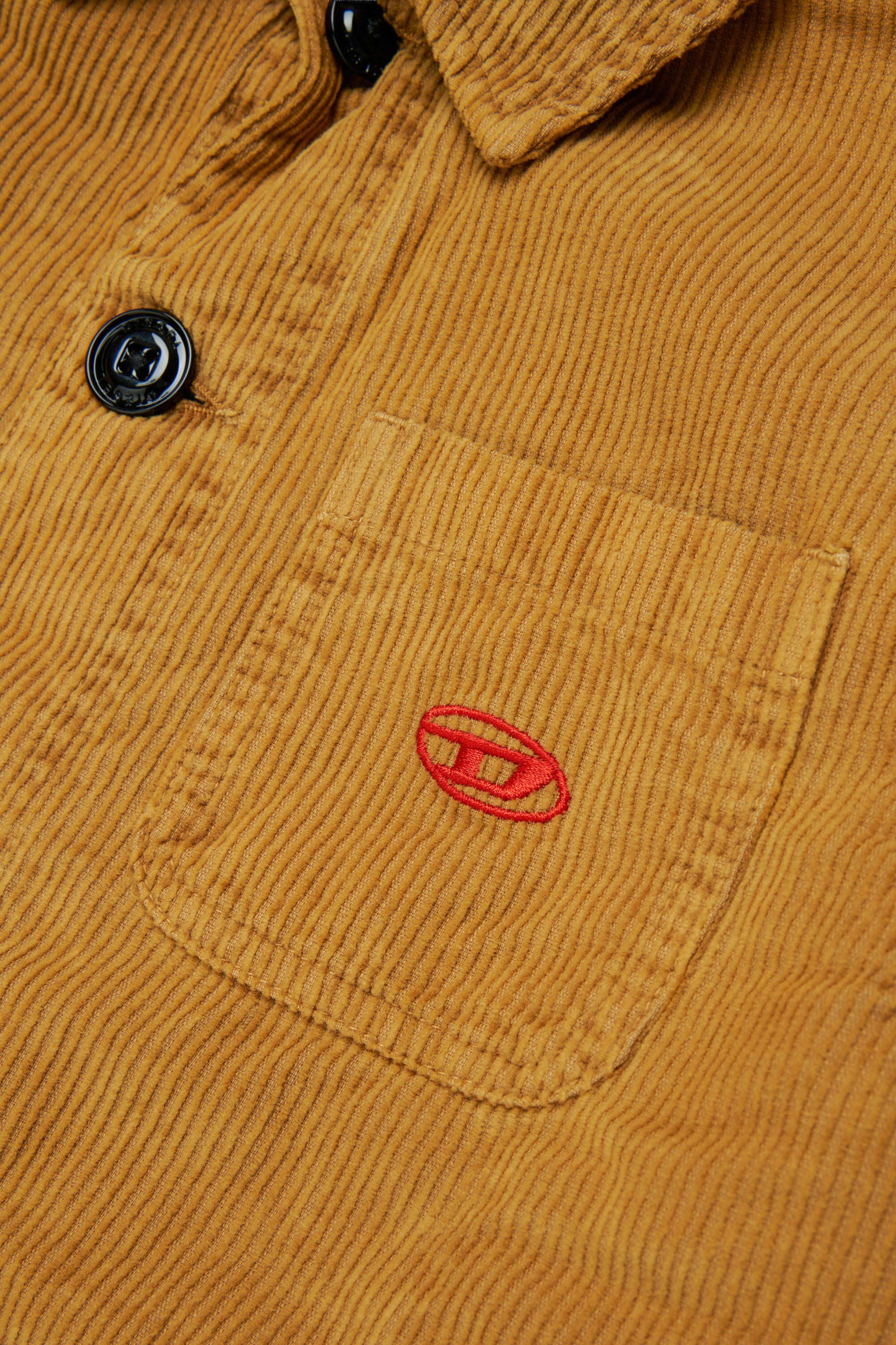 Diesel - JMILL, Man's Corduroy shirt jacket in Brown - 4