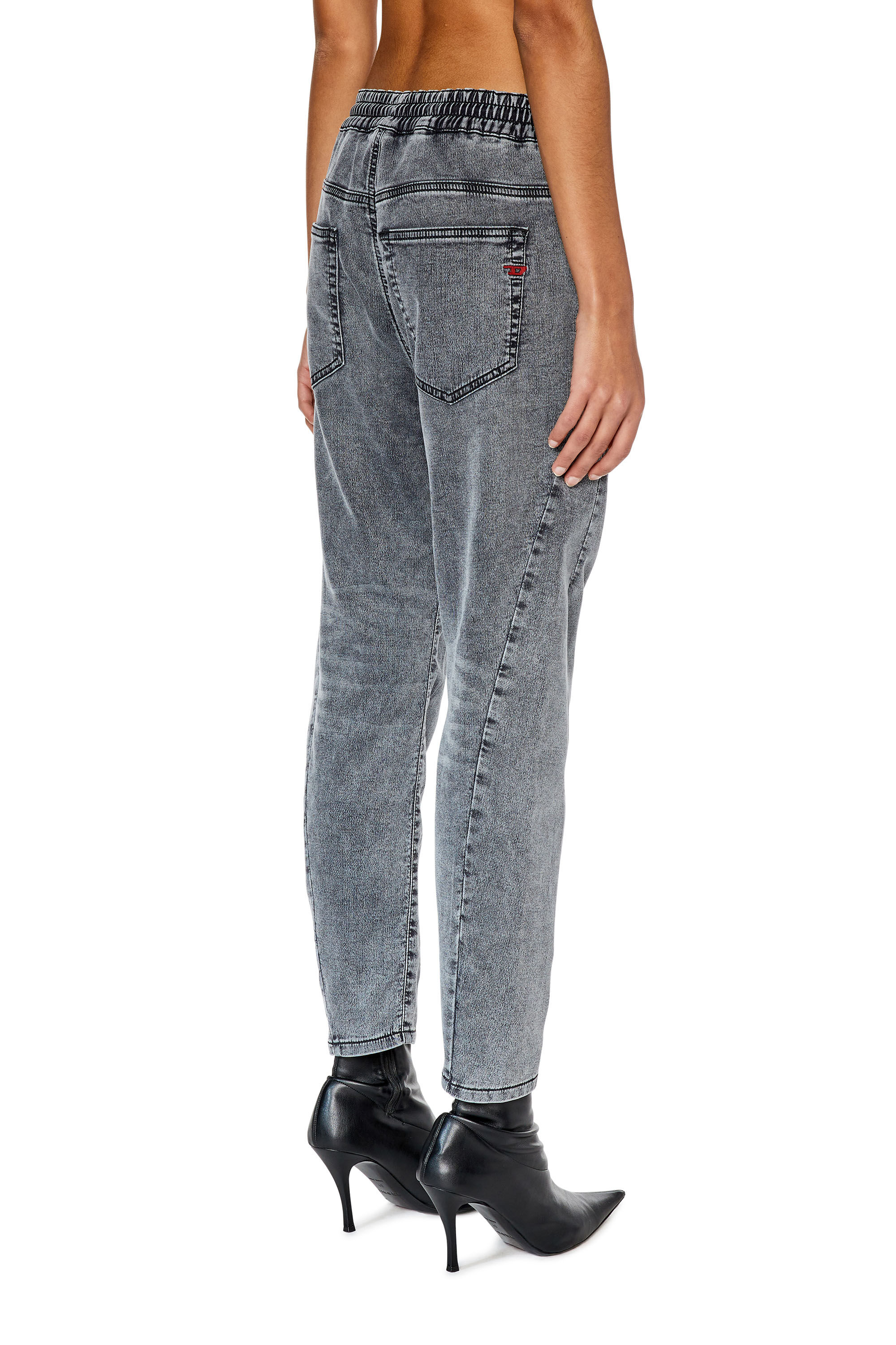 Diesel - Fayza JoggJeans® 068DW Boyfriend, Grey - Image 4