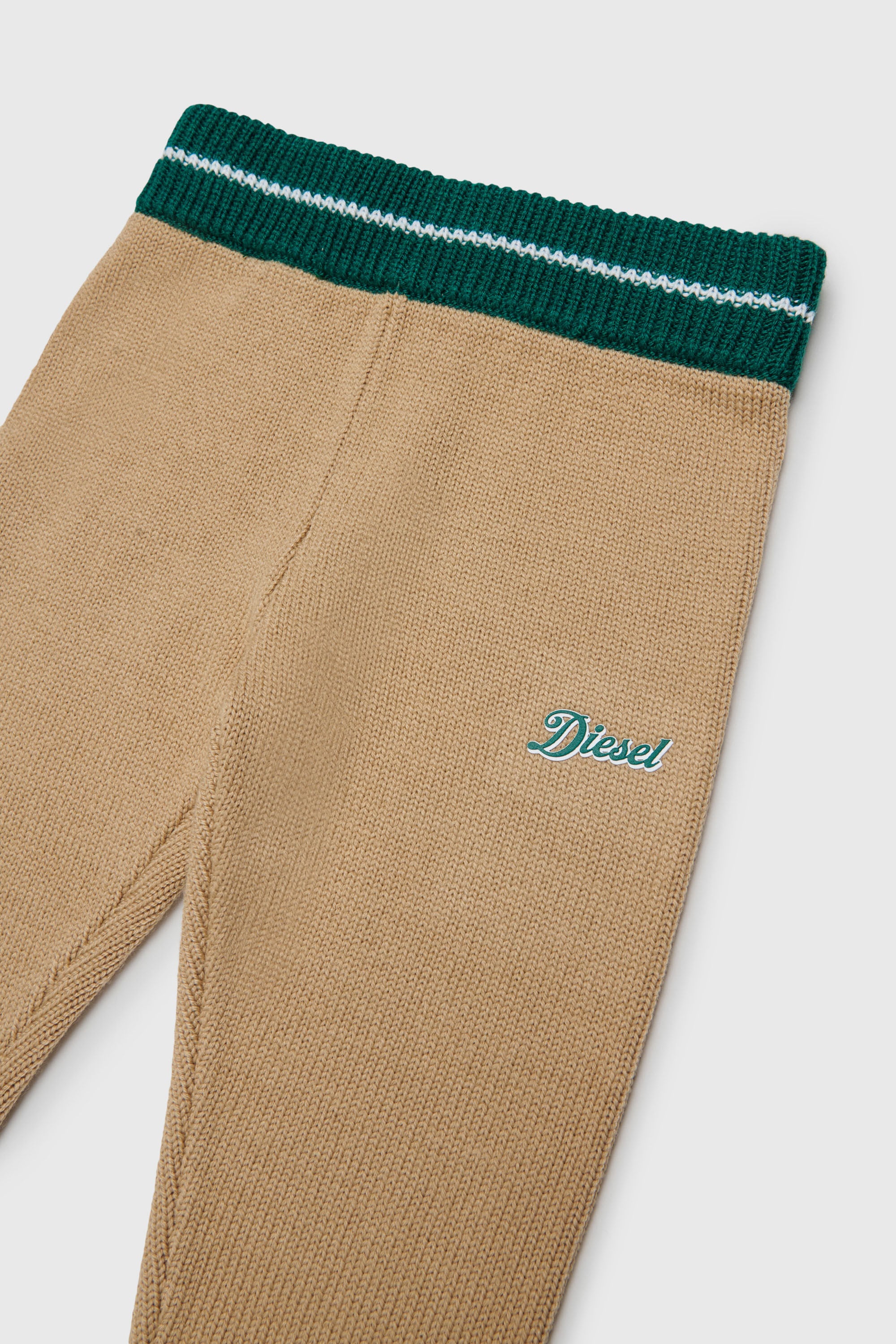Diesel - PMOB, Unisex's Knitted pants in wool blend in Brown - 3