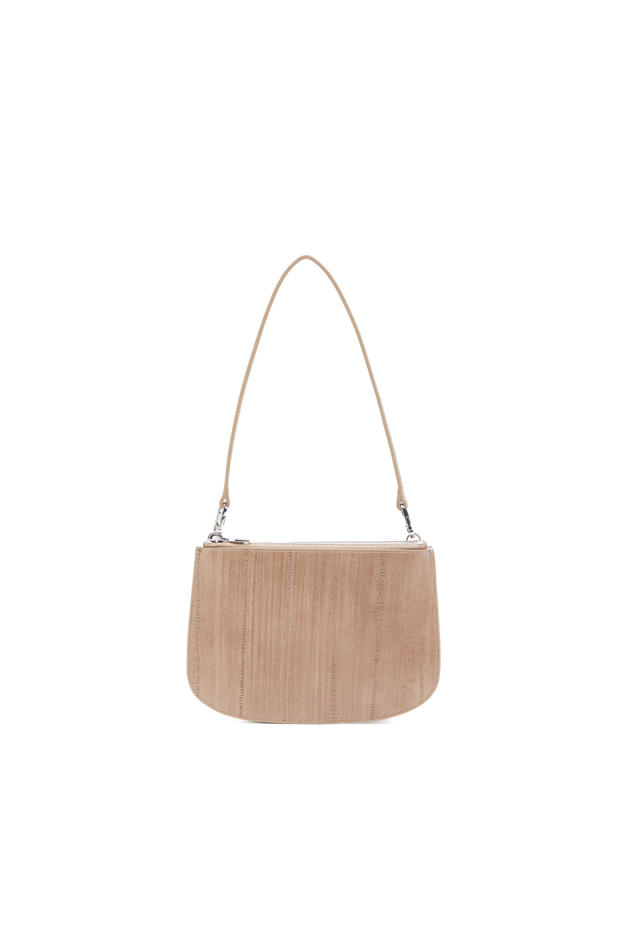 Diesel - 1DR TWIN, Woman's 1DR Twin-Double-pouch shoulder bag in printed leather in Light Brown - 3