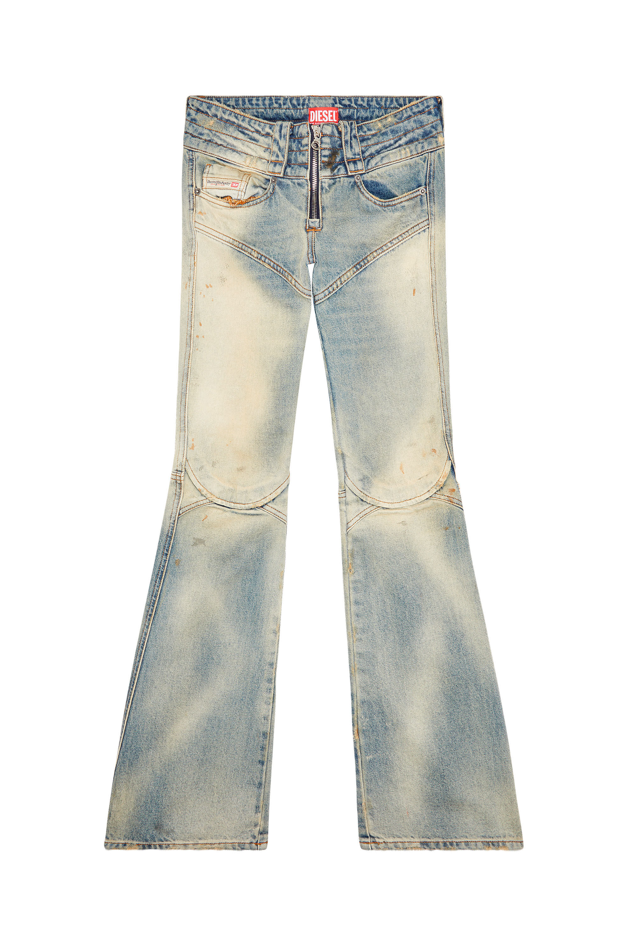 Diesel - Belthy 0ENAF Bootcut and Flare Jeans, Light Blue - Image 2