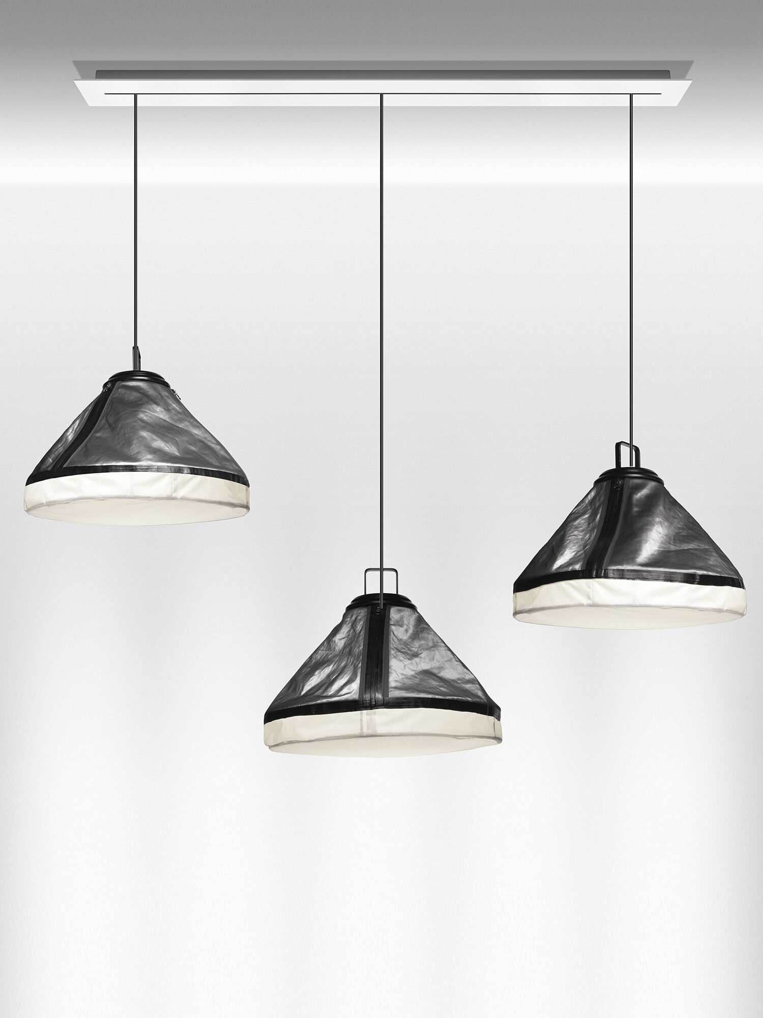 Diesel - DRUMBOX SOSPENSIONE, Unisex's Photo sets inspired lighting in Grey - 3
