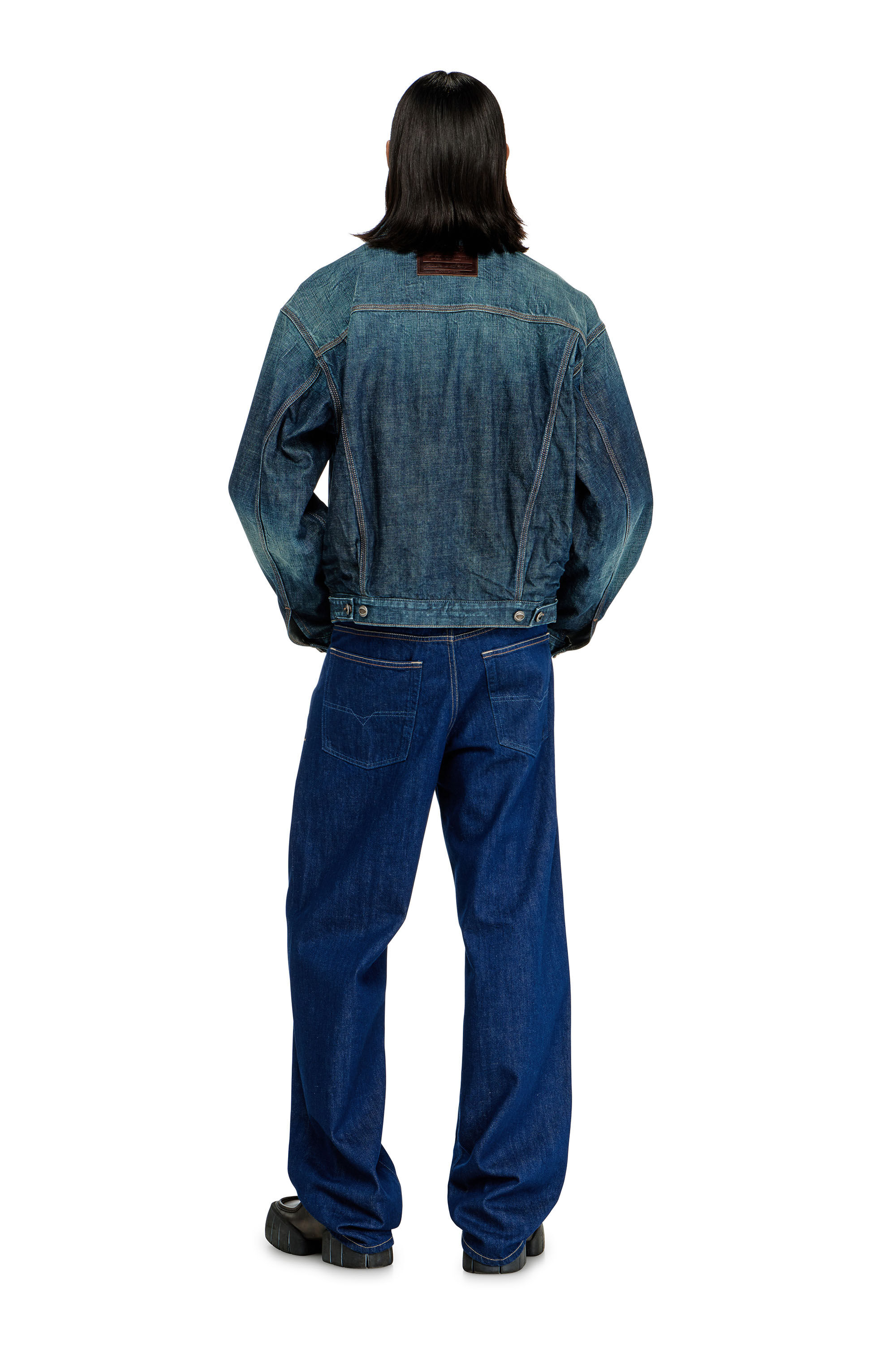 Men's Relaxed Jeans | Dark Blue | Diesel 2001 D-Macro