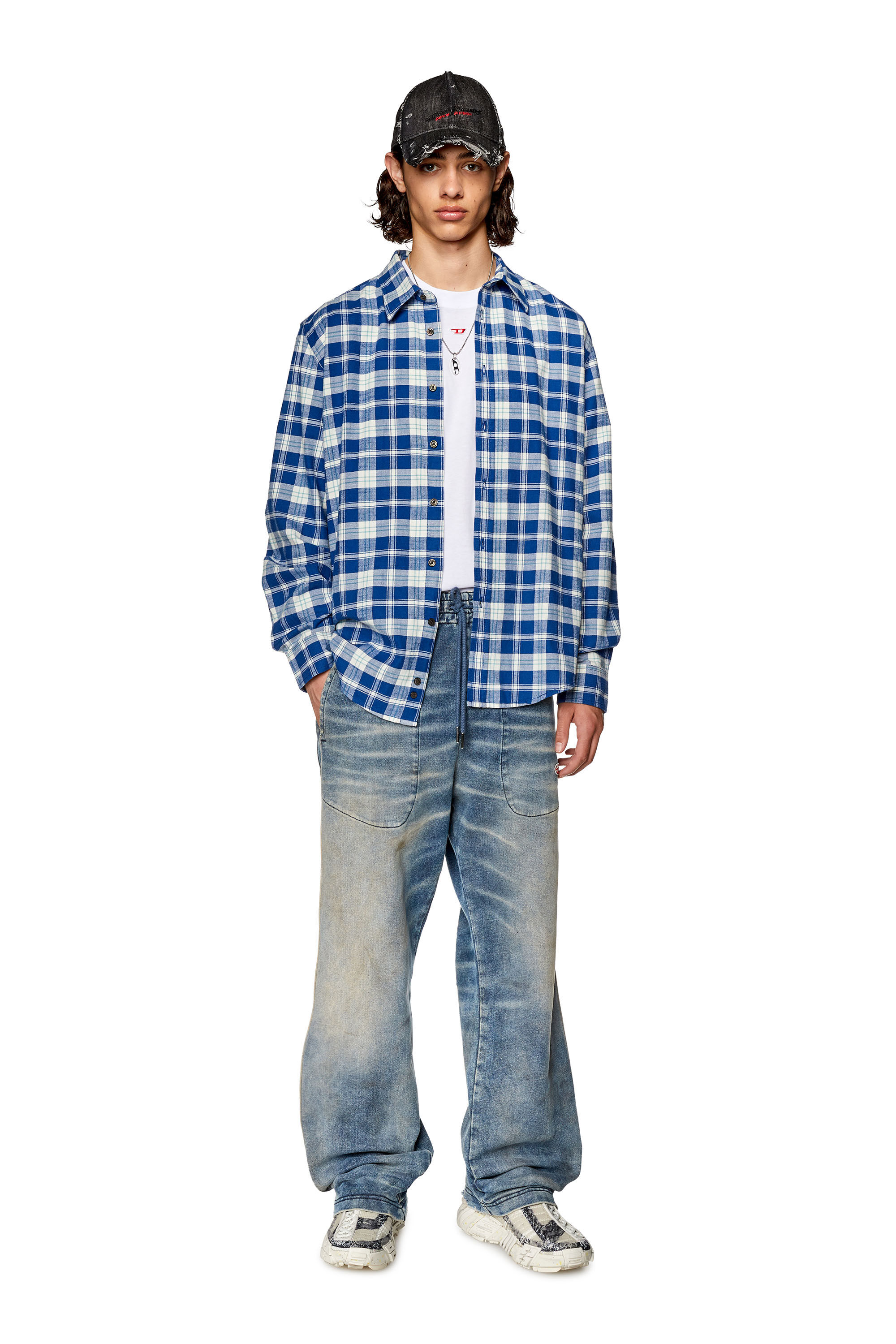 Diesel - S-UMBE-CHECK-NW, Blue/White - Image 1