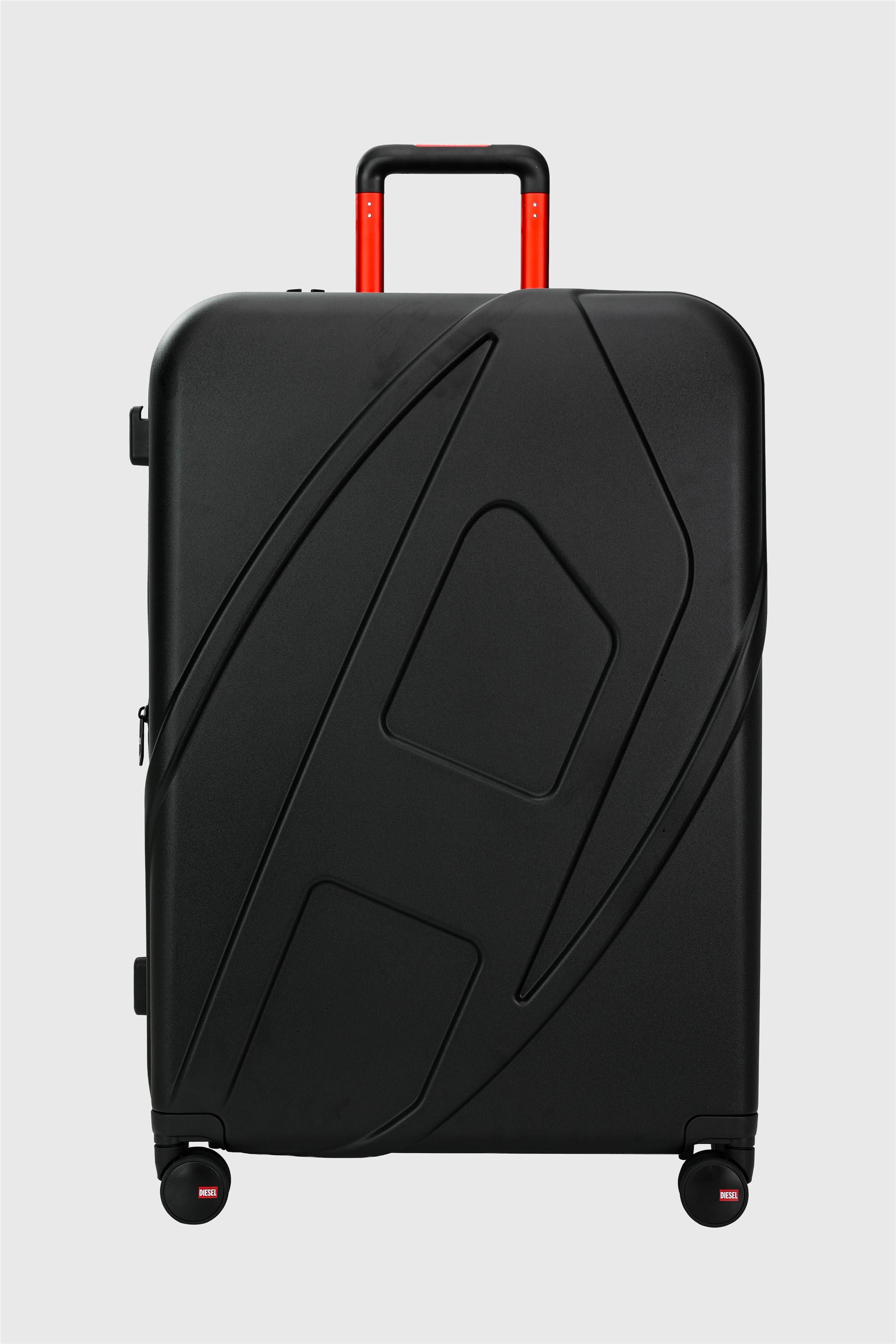 Diesel - LU0043 HARD LUGGAGE - DSL012, Unisex's Oval D suitcase size L in Black - 1