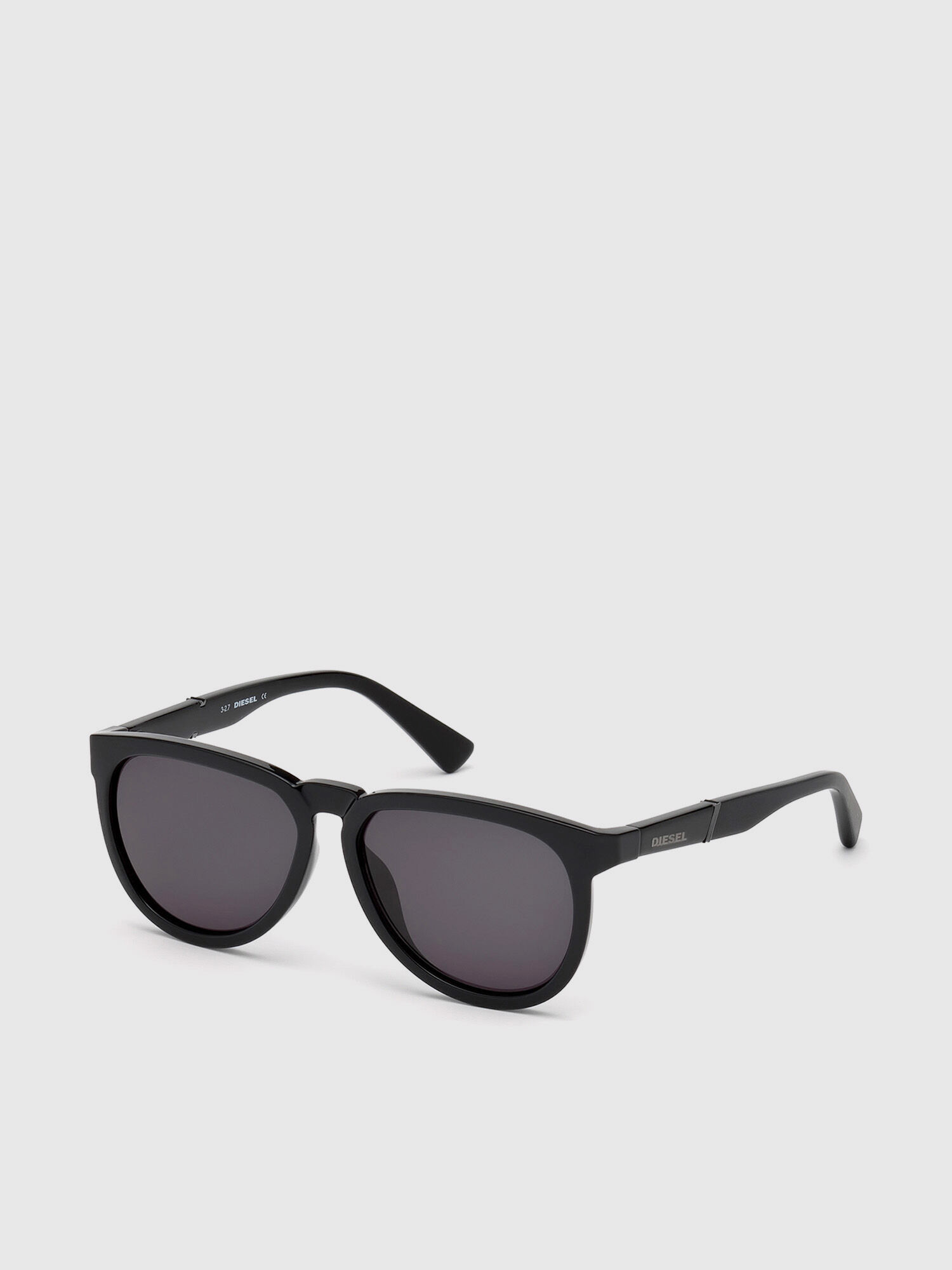 Diesel - DL0272, Unisex's Pilot shape kid eyewear in Black - 2
