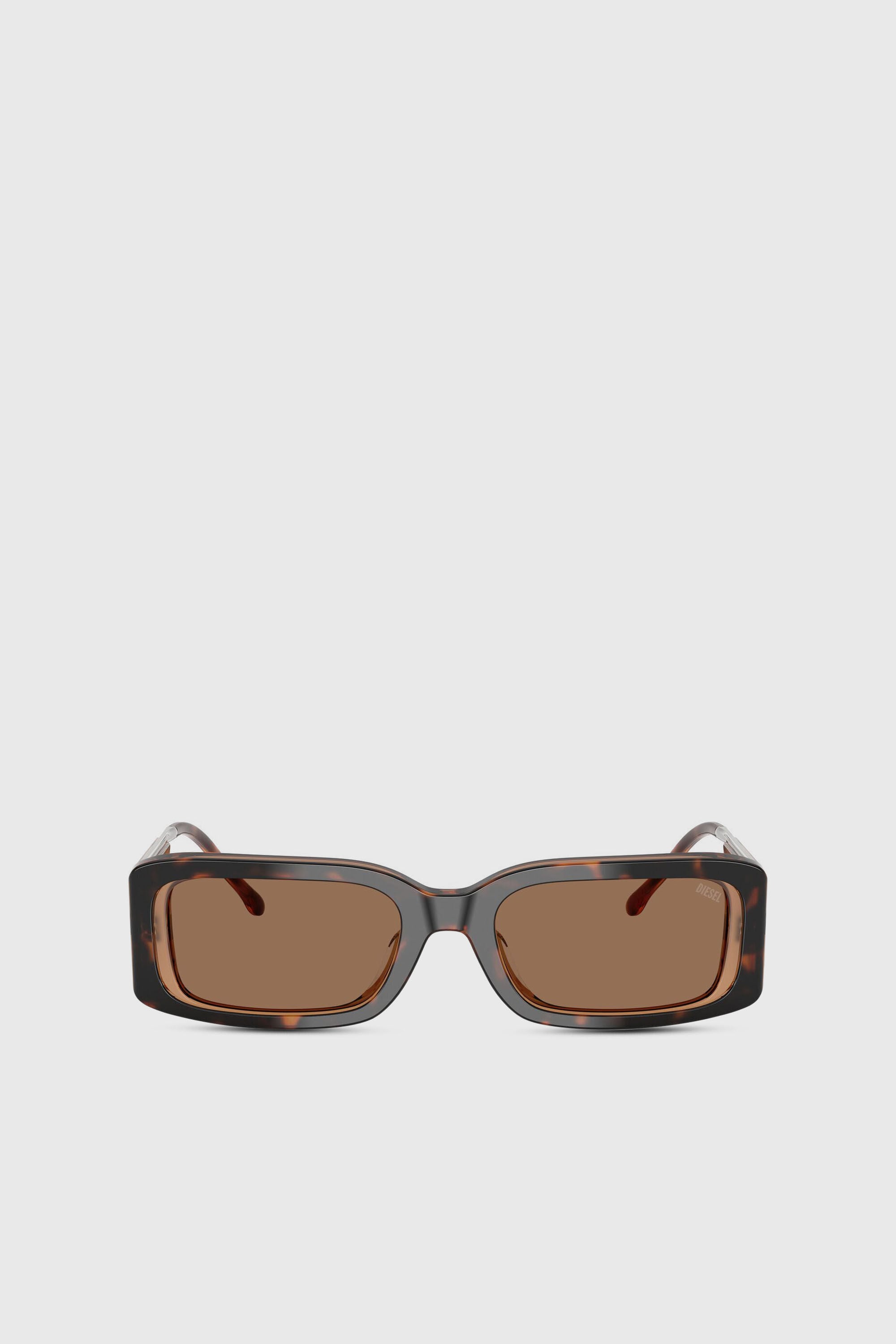 Diesel - 0DL2017U, Unisex's Rectangle sunglasses in Brown - 1