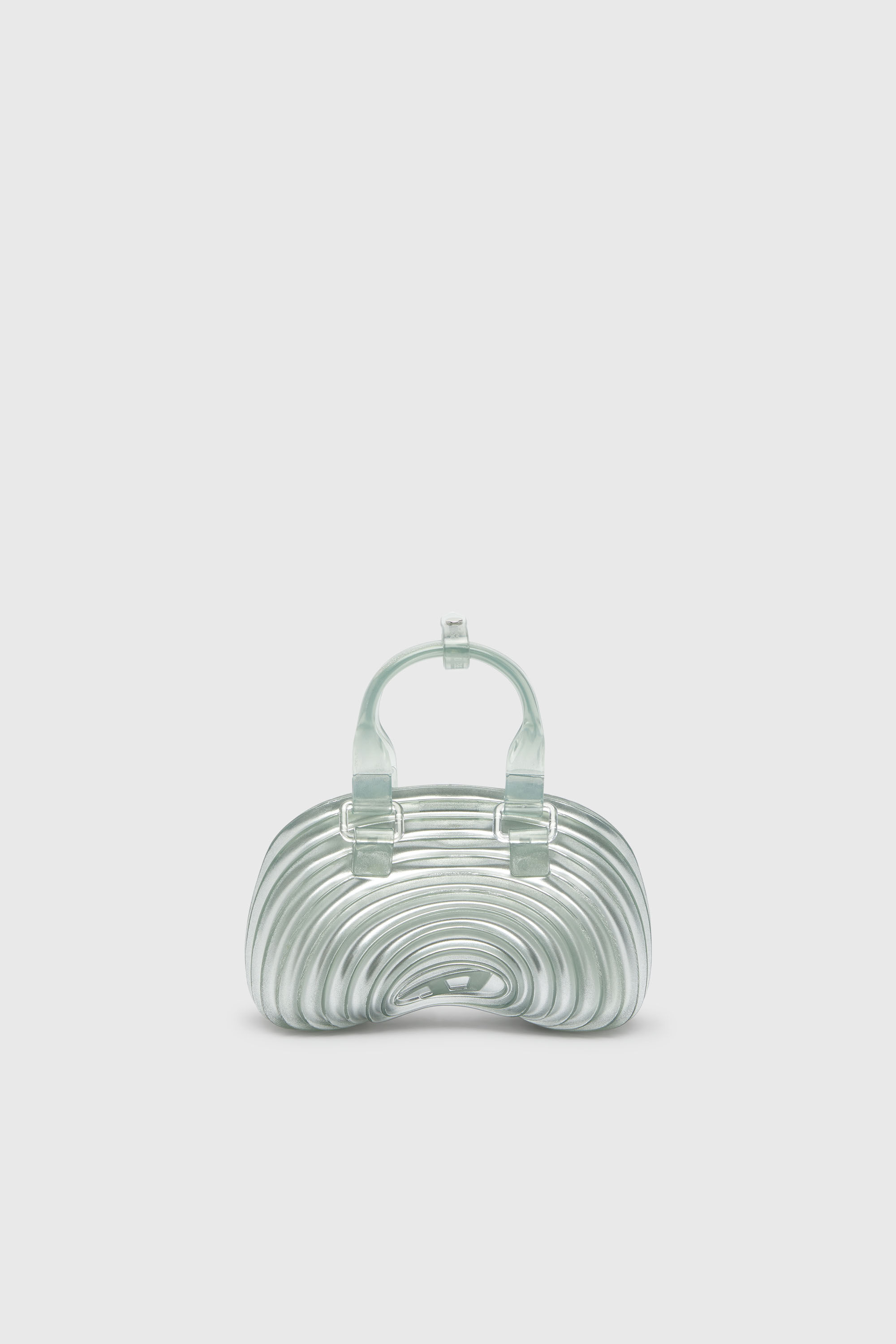 Diesel - MELISSA QUANTUM DOME, Woman's Quantum Dome - Handbag in Melflex&reg; in Silver - 2