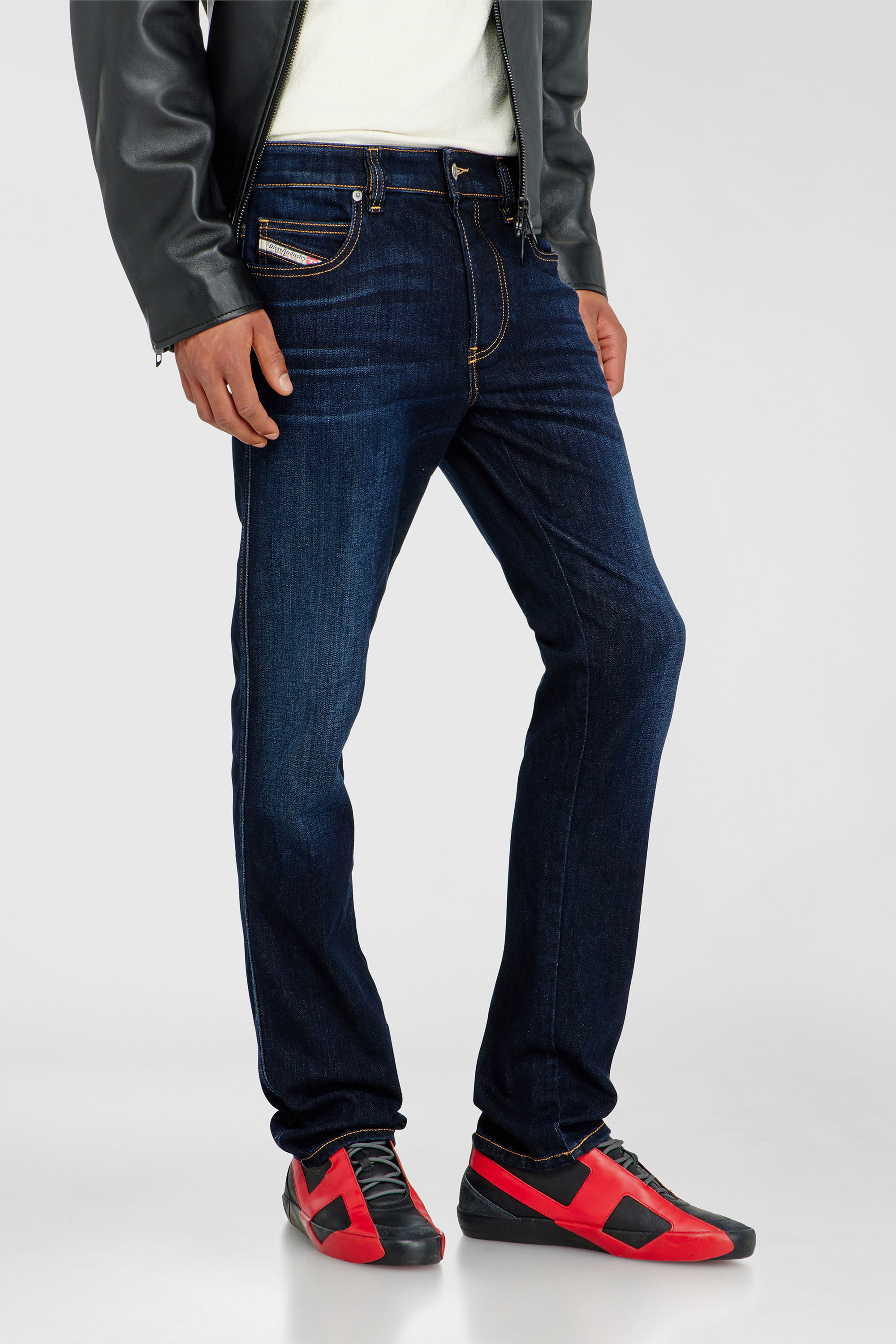 Diesel - Man's Slim Jeans 1993 D-Vyl 09Q15, Dark Blue - 7
