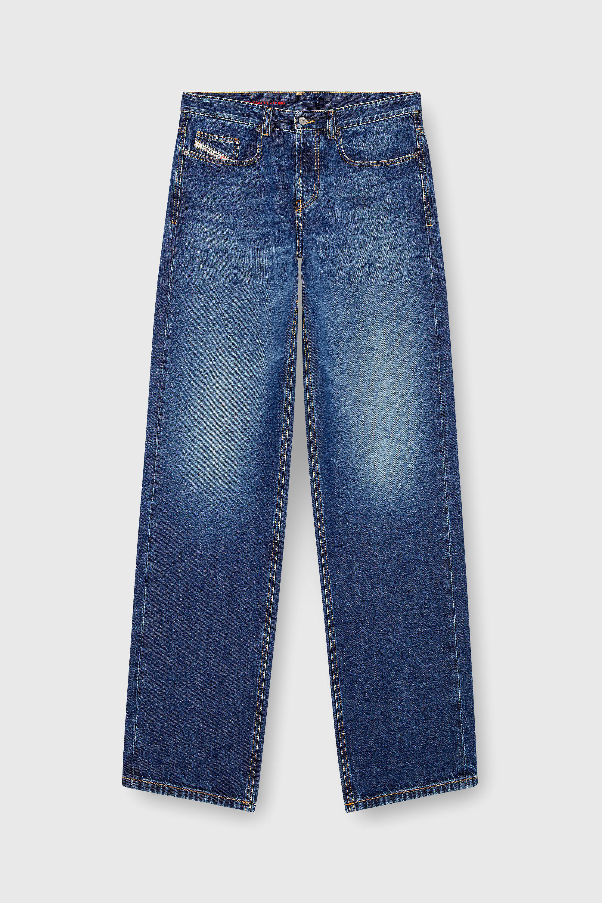 Diesel - Man's Relaxed Jeans 2001 D-Macro 09I27, Medium blue - 5