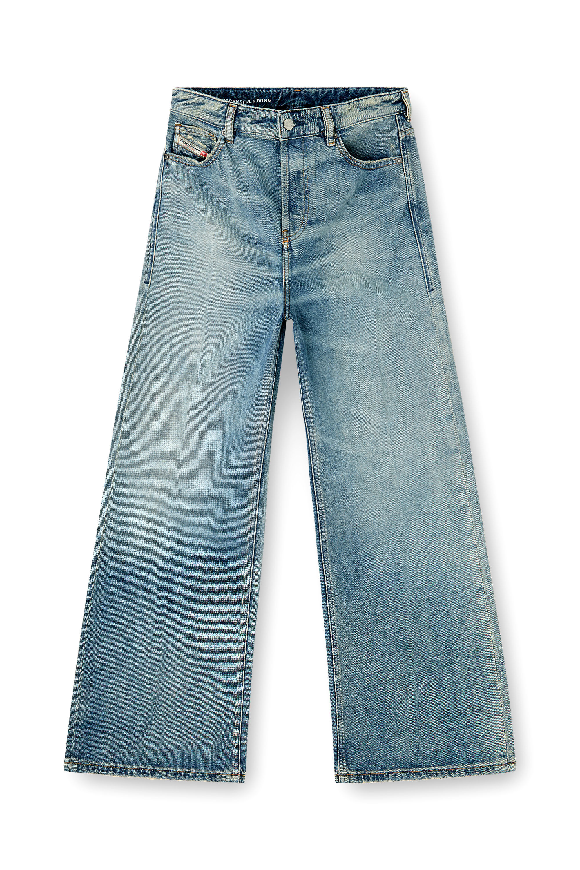 Diesel - Woman's Relaxed Jeans 1996 D-Sire 0BEBL, Medium blue - 6