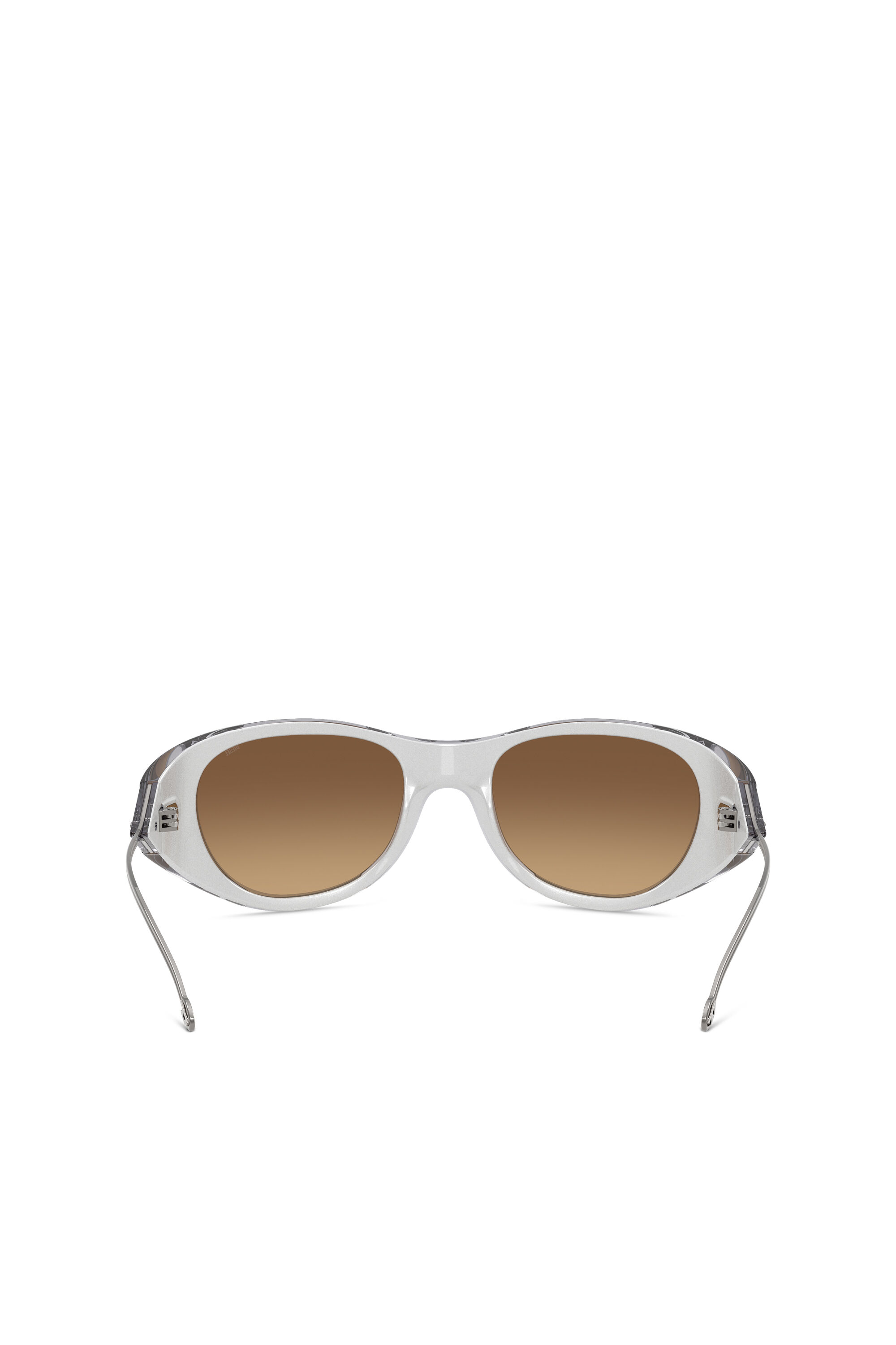 Diesel - 0DL3003, Unisex's Iconic oval sunglasses in Light Grey - 3