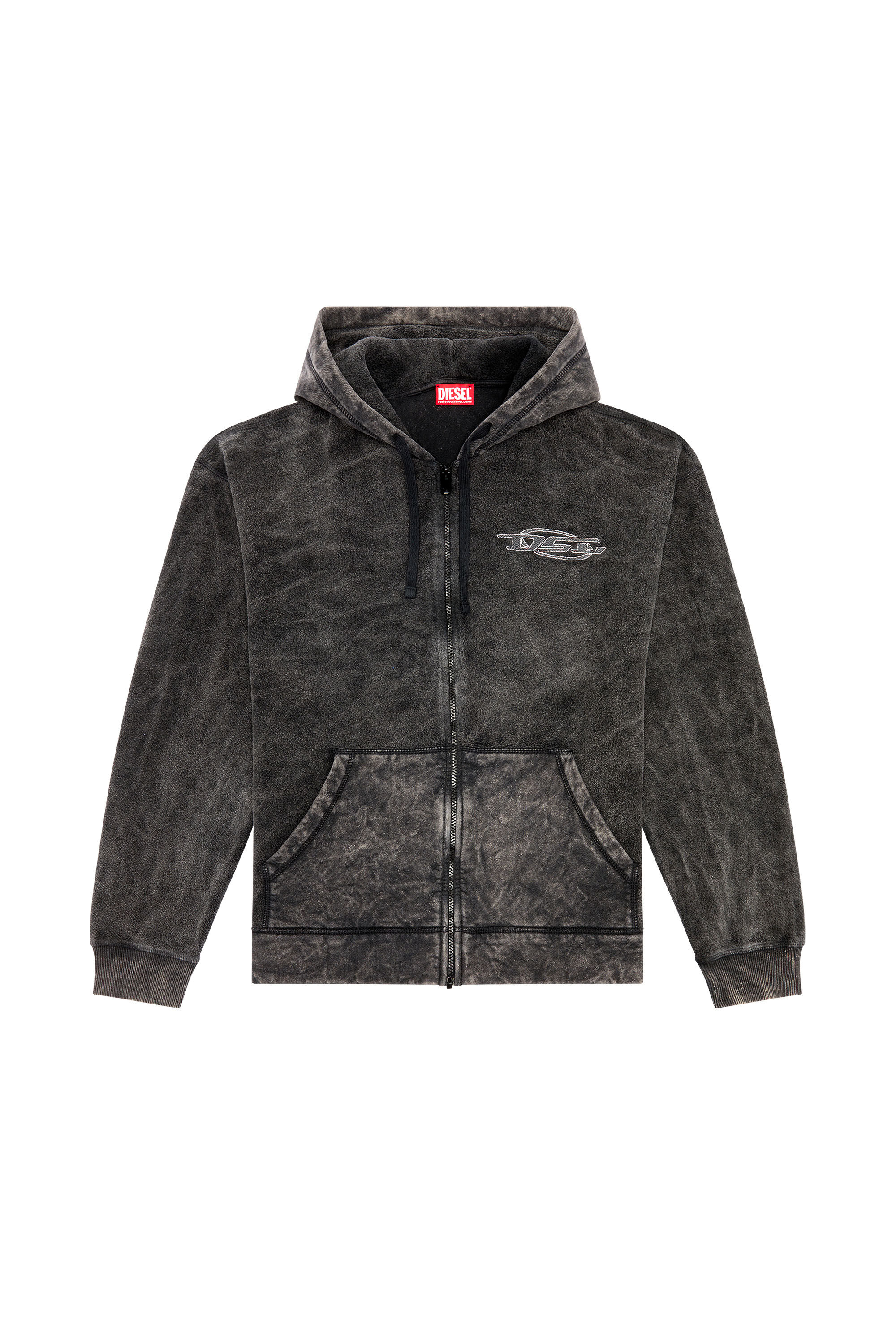 Diesel zip hoodie new arrivals