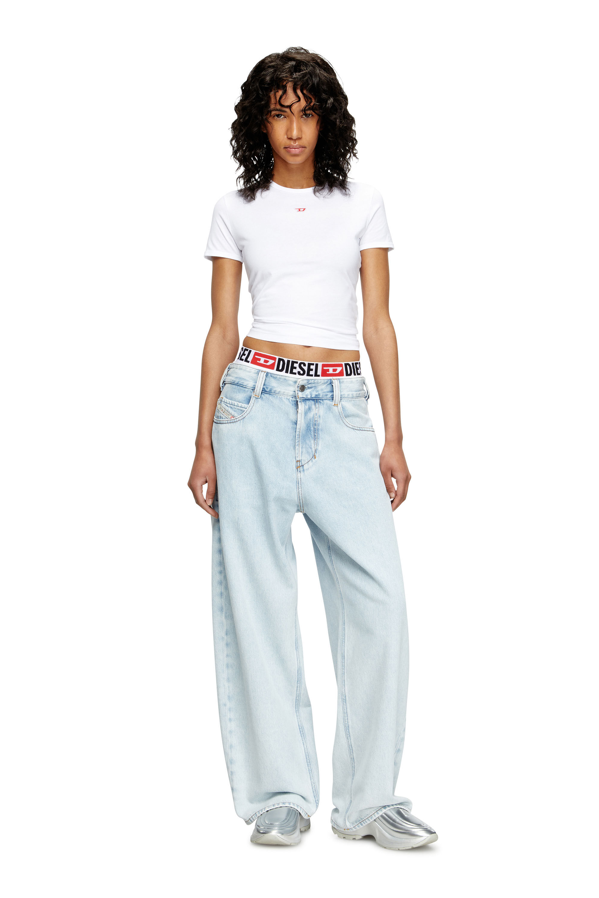 Diesel - Unisex's Relaxed Jeans 1997 D-Enim-M 09M74, Light Blue - 5