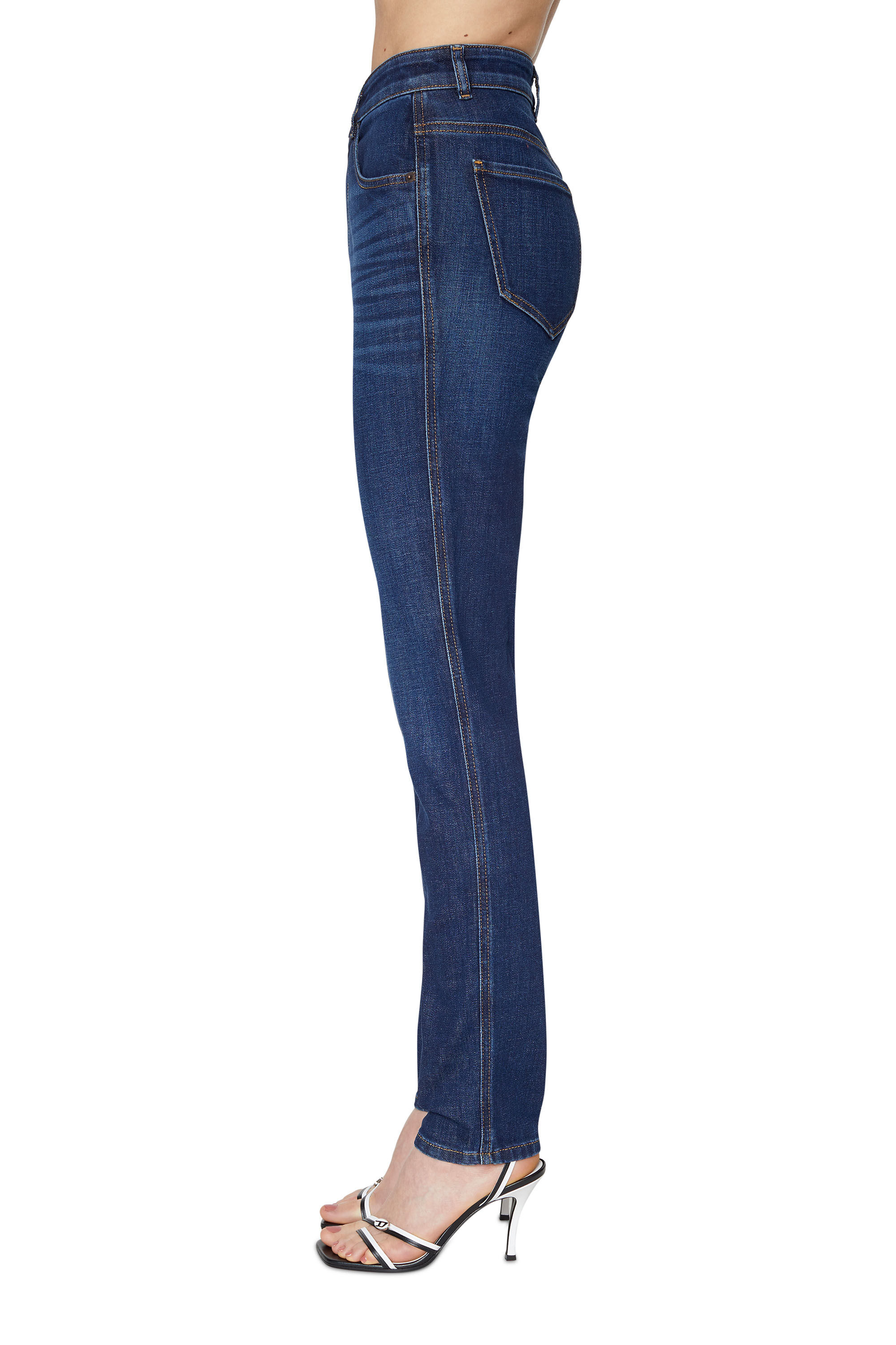 Women Dark blue Straight Mom Jeans: 1994 09B90 | Diesel Library