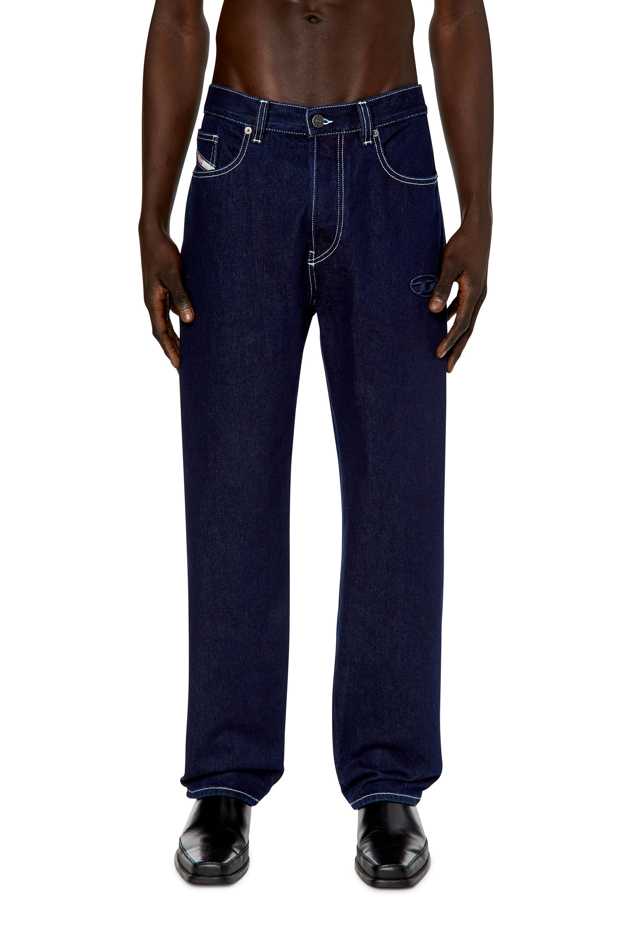 Diesel - 2010 D-Macs 09F19 Straight Jeans, Dark Blue - Image 3