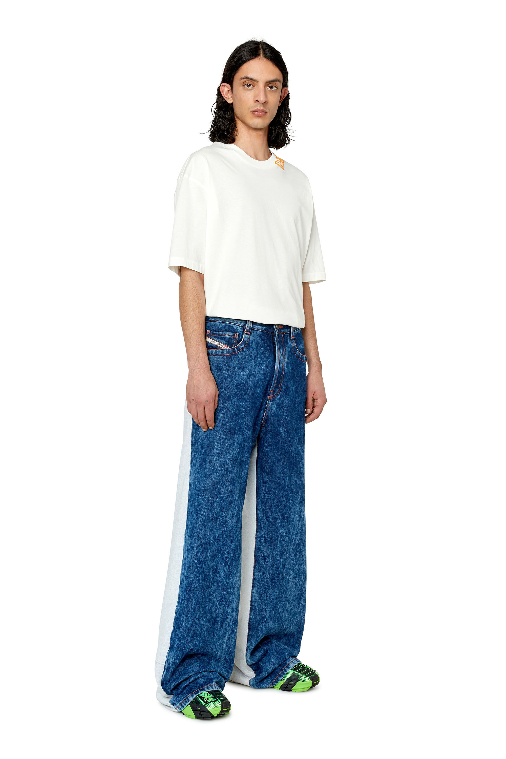 Diesel - D-Riser 0EMAD Straight Jeans, Dark Blue - Image 1