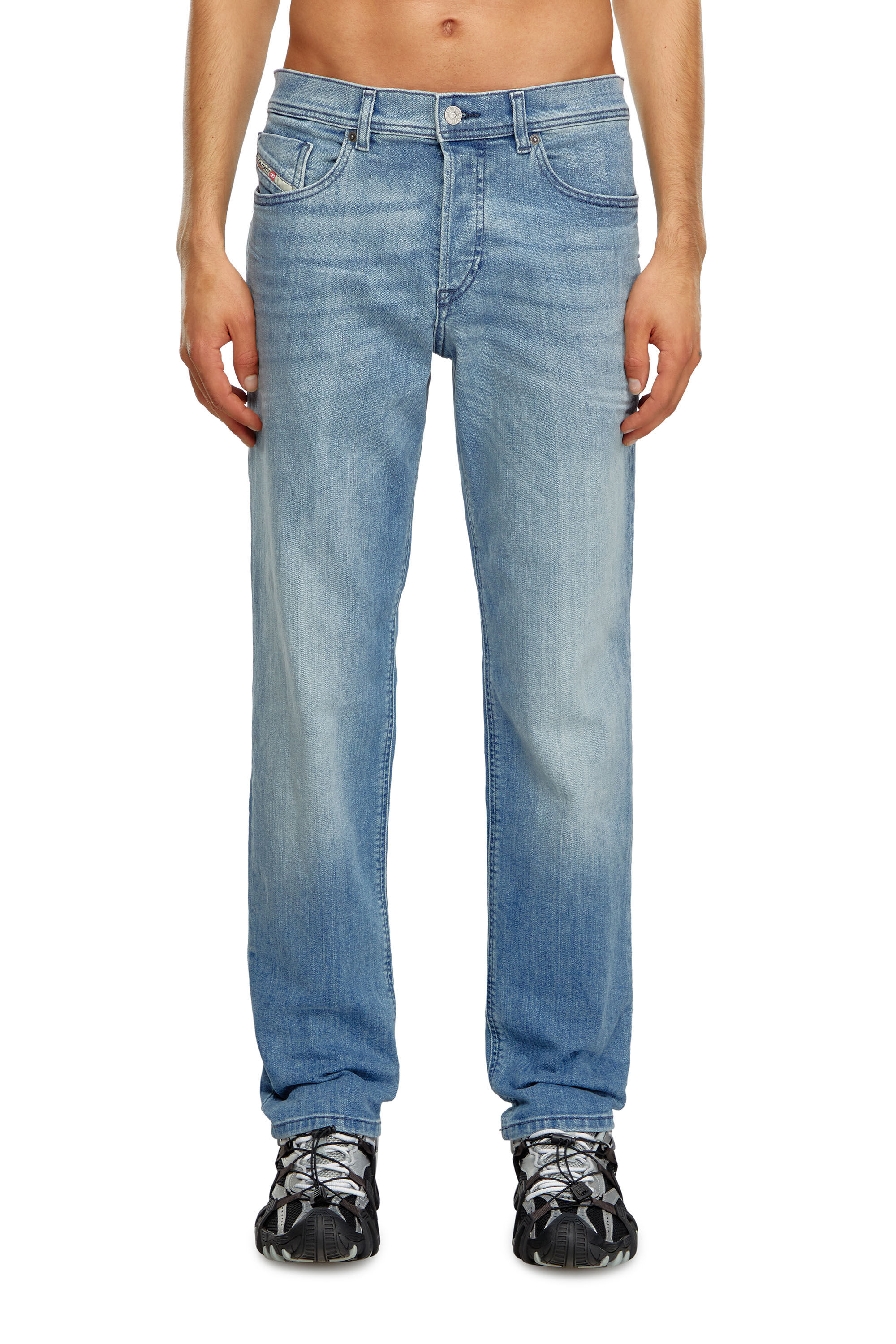 Diesel - Tapered Jeans 2023 D-Finitive 0GRDI, Light Blue - Image 3