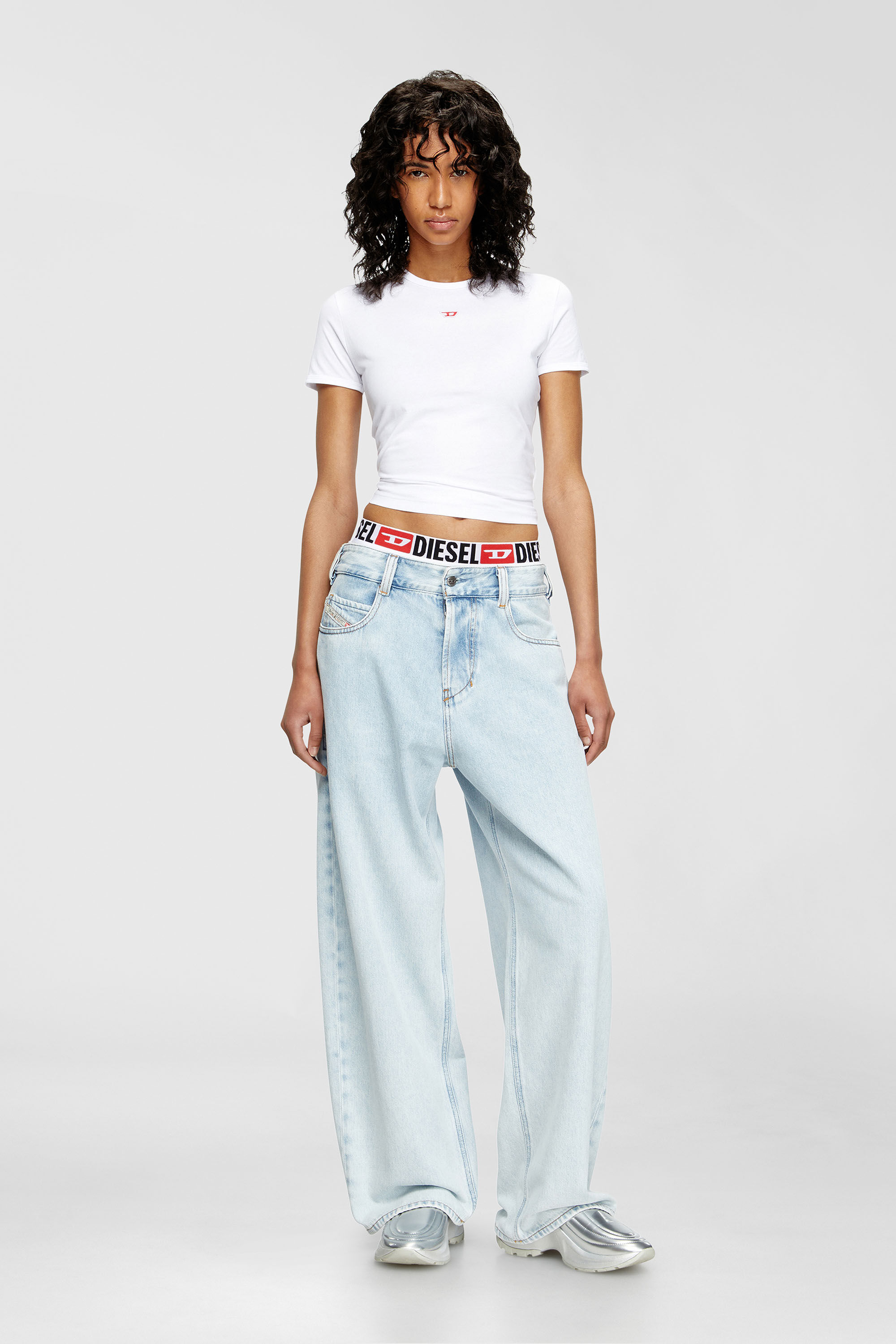 Diesel - Unisex's Relaxed Jeans 1997 D-Enim-M 09M74, Light Blue - 5