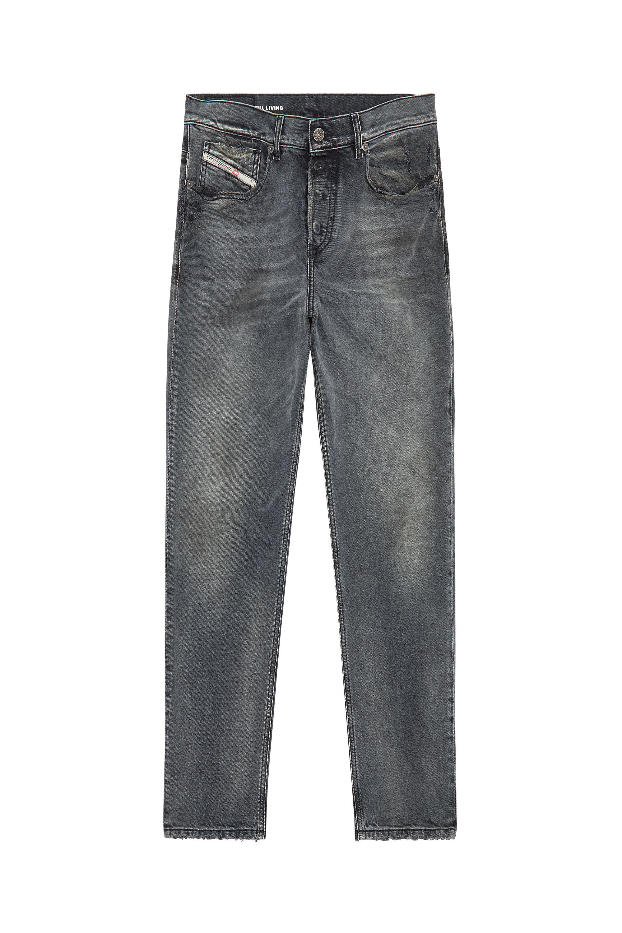 Diesel - 2005 D-Fining 09F17 Tapered Jeans, Black/Dark grey - Image 2