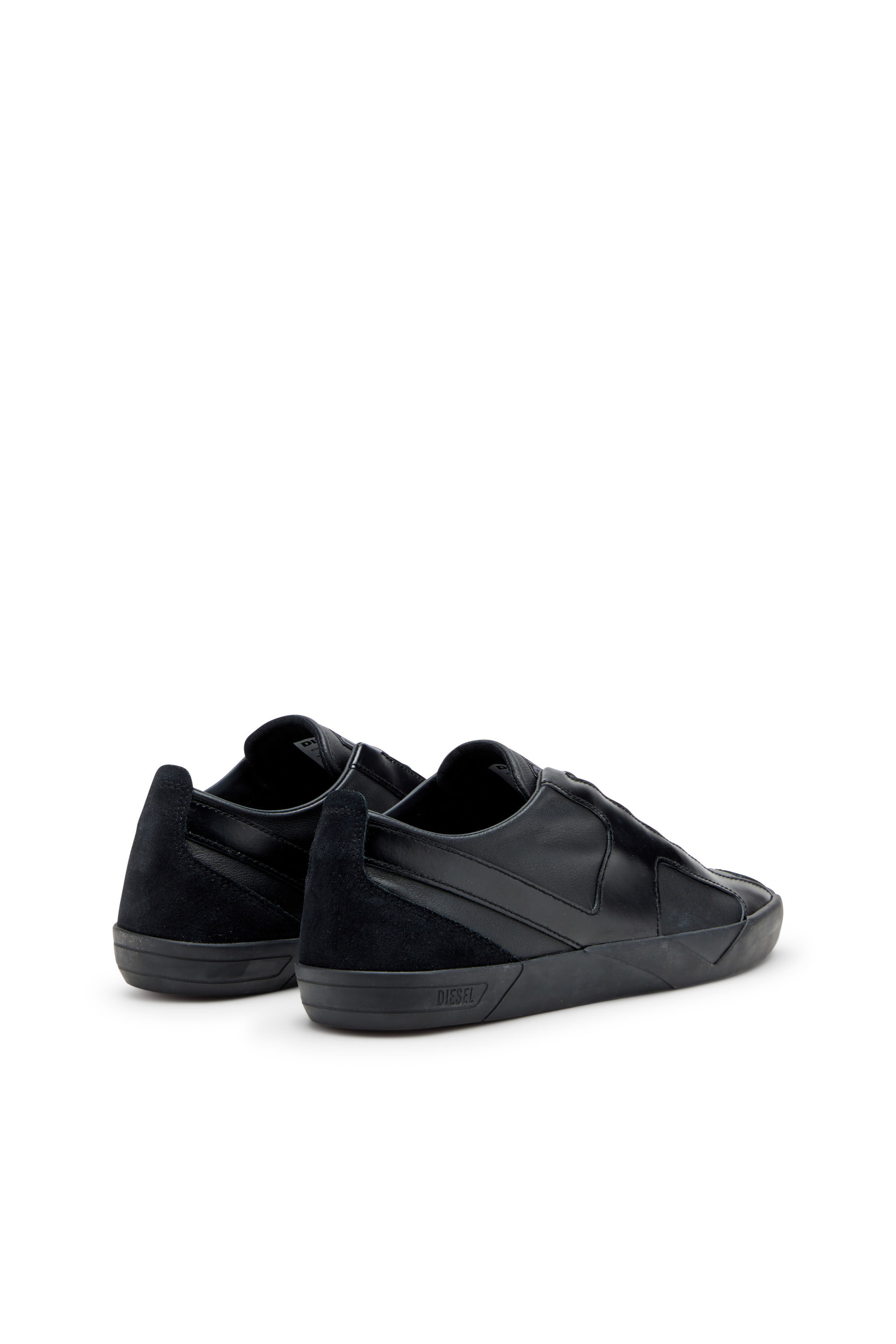 Diesel - S-SLANTE-D LOW, Man's Sneakers in suede and leather with D logo in null - 3