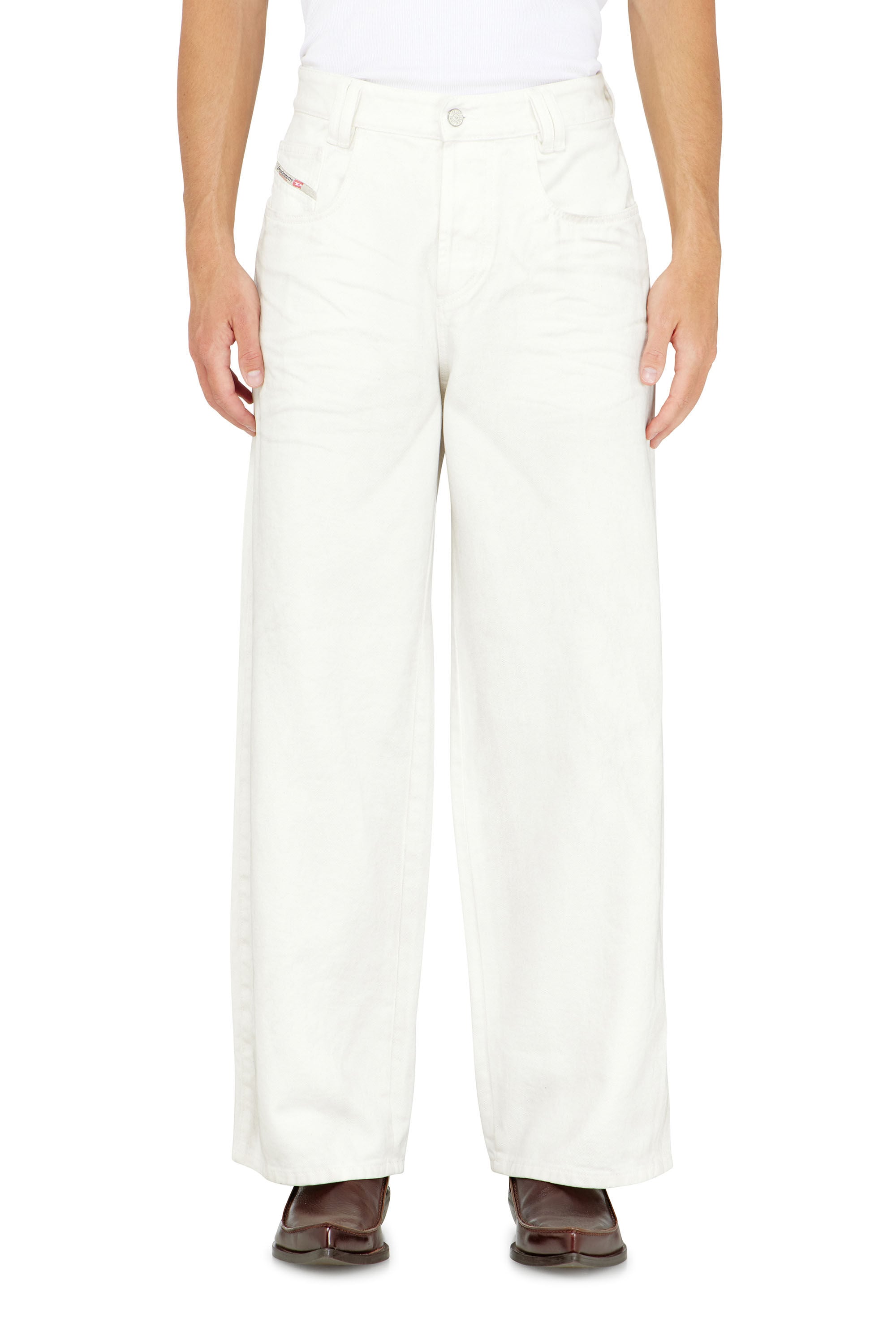 Diesel - Unisex's Relaxed Jeans 1982 D-Hakou 007GG, White - 4