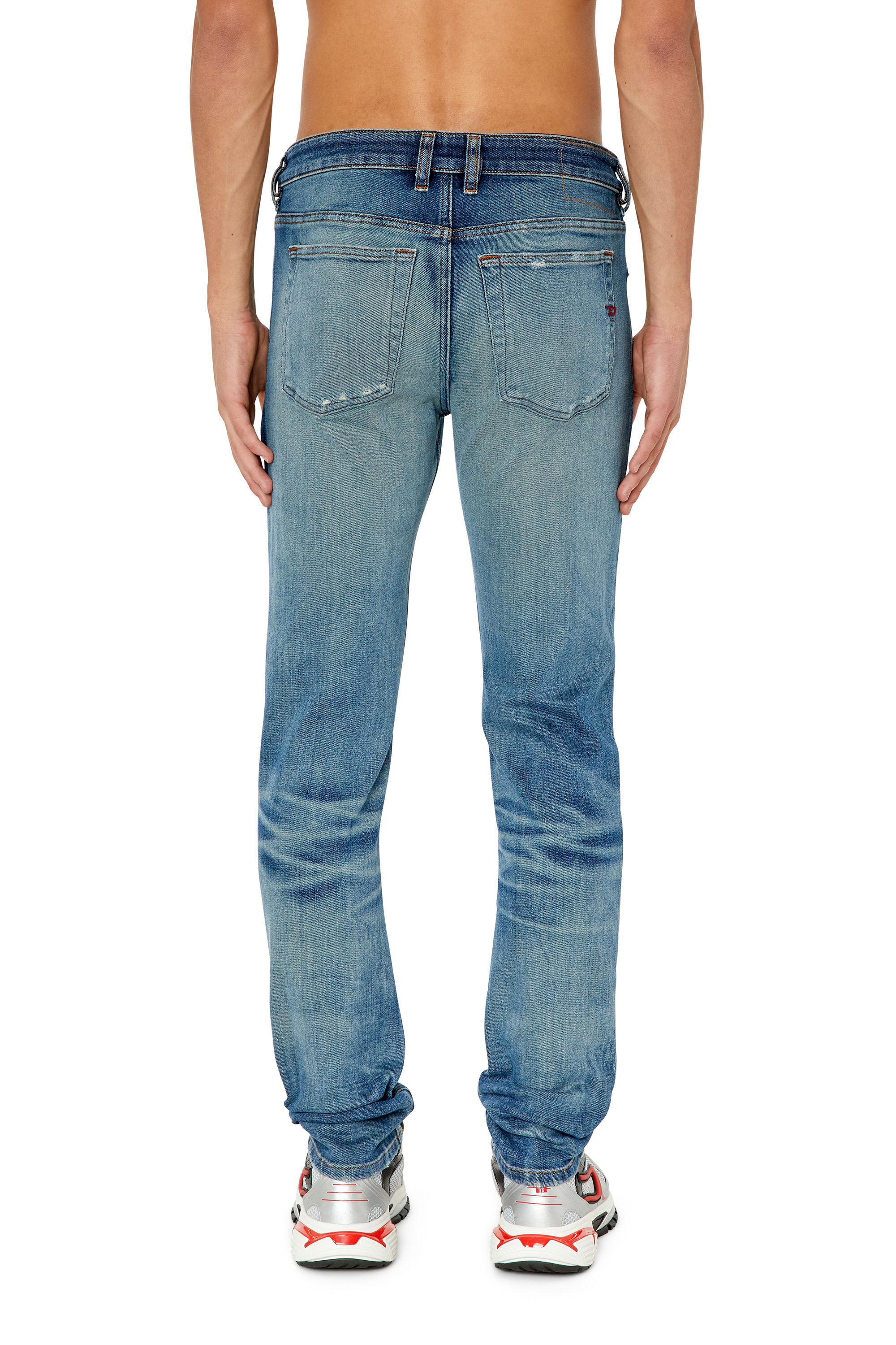 Diesel - 1979 Sleenker 0NFAM Skinny Jeans, Medium blue - Image 4