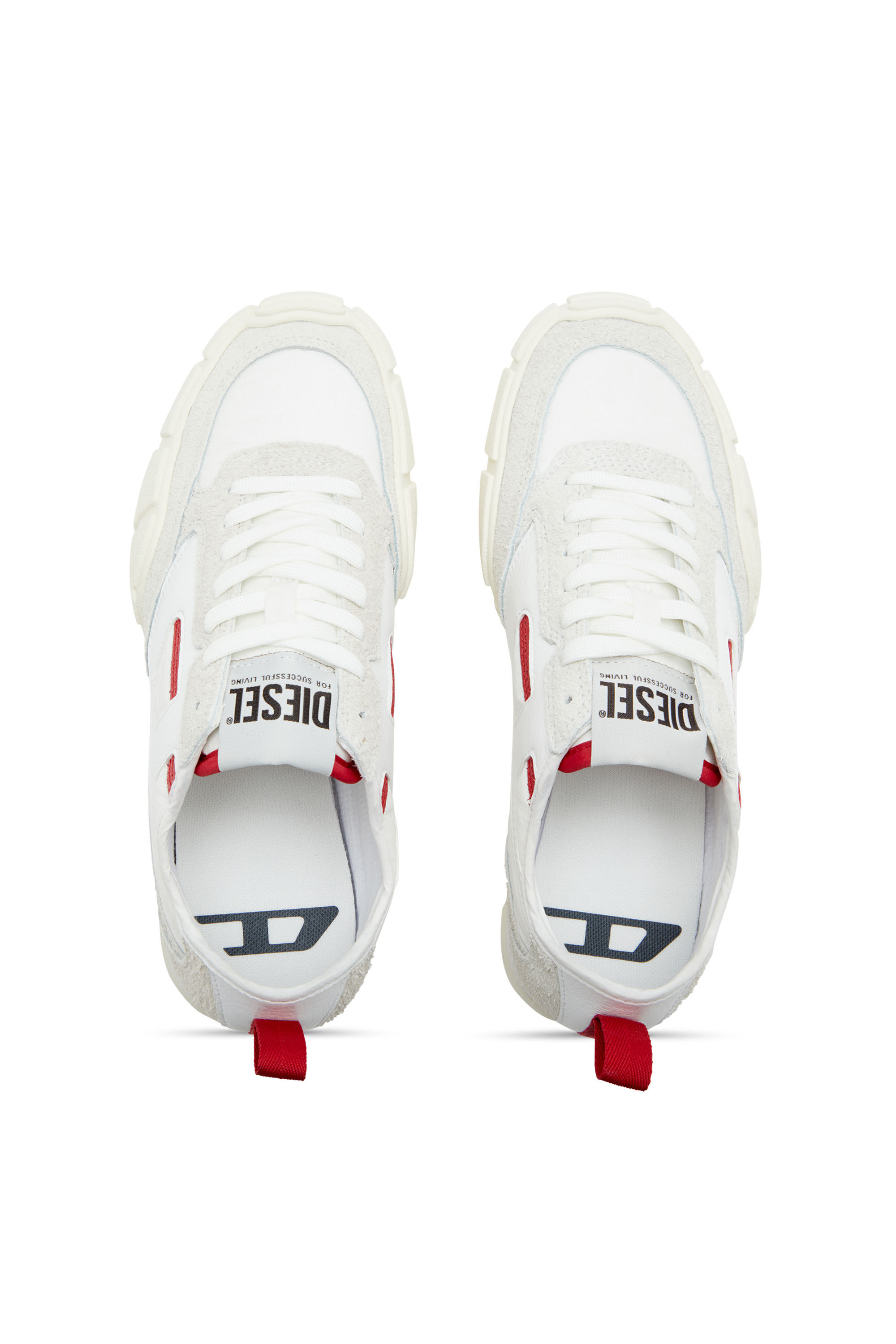Diesel - S-PAGODHA LOW W, Woman's Sneakers in leather, suede and ripstop in null - 4