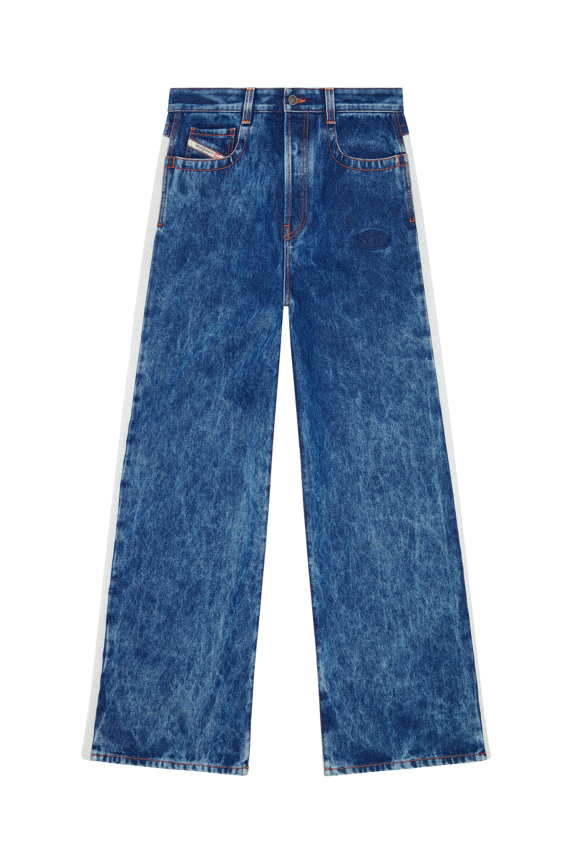 Diesel - D-Riser 0EMAD Straight Jeans, Dark Blue - Image 2