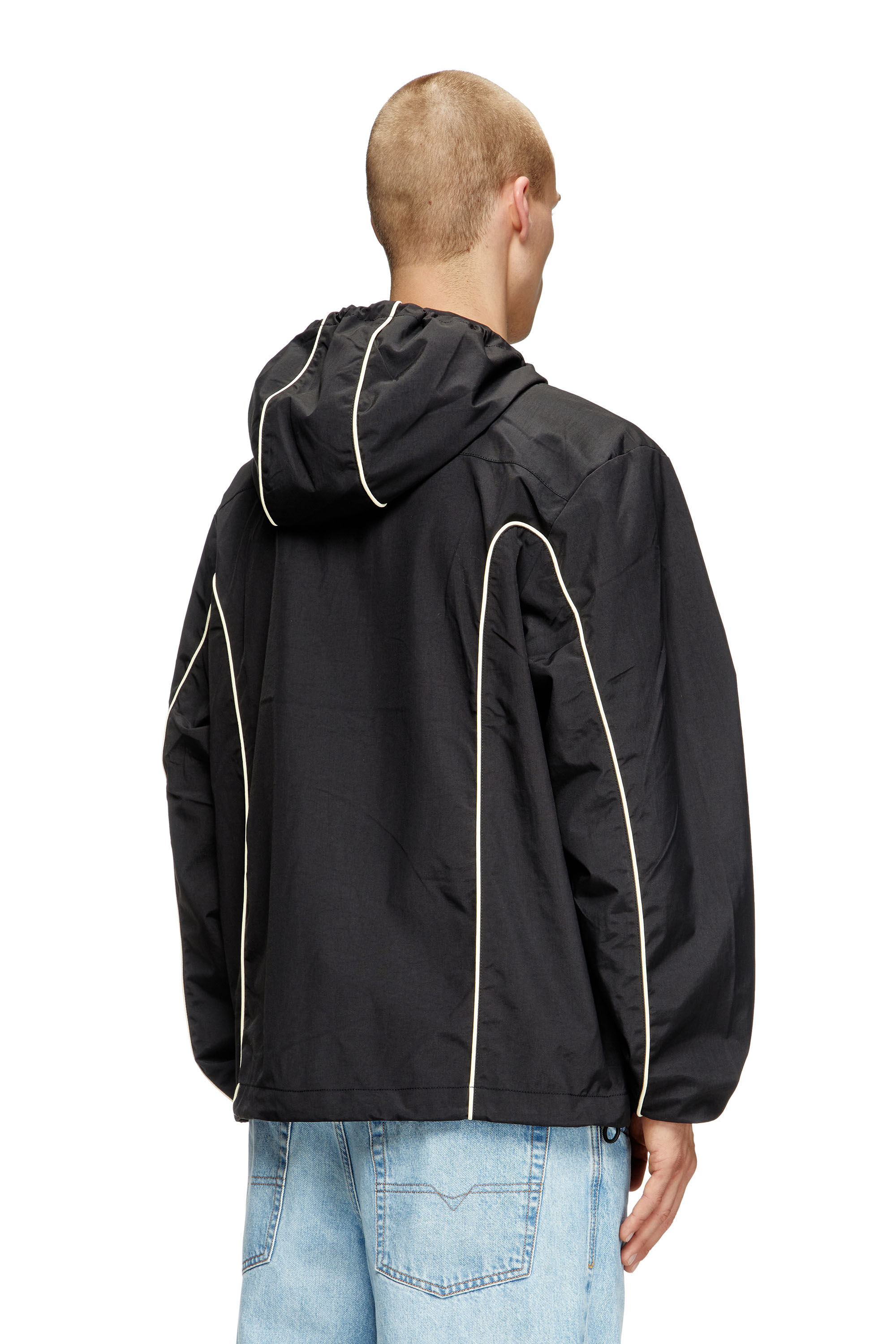 ★人気★【DIESEL】★Diesel J-Hives Windbreaker Blac.k★ ☆人気☆【DIESEL】☆Diesel J-Hives Windbreaker Blac.k