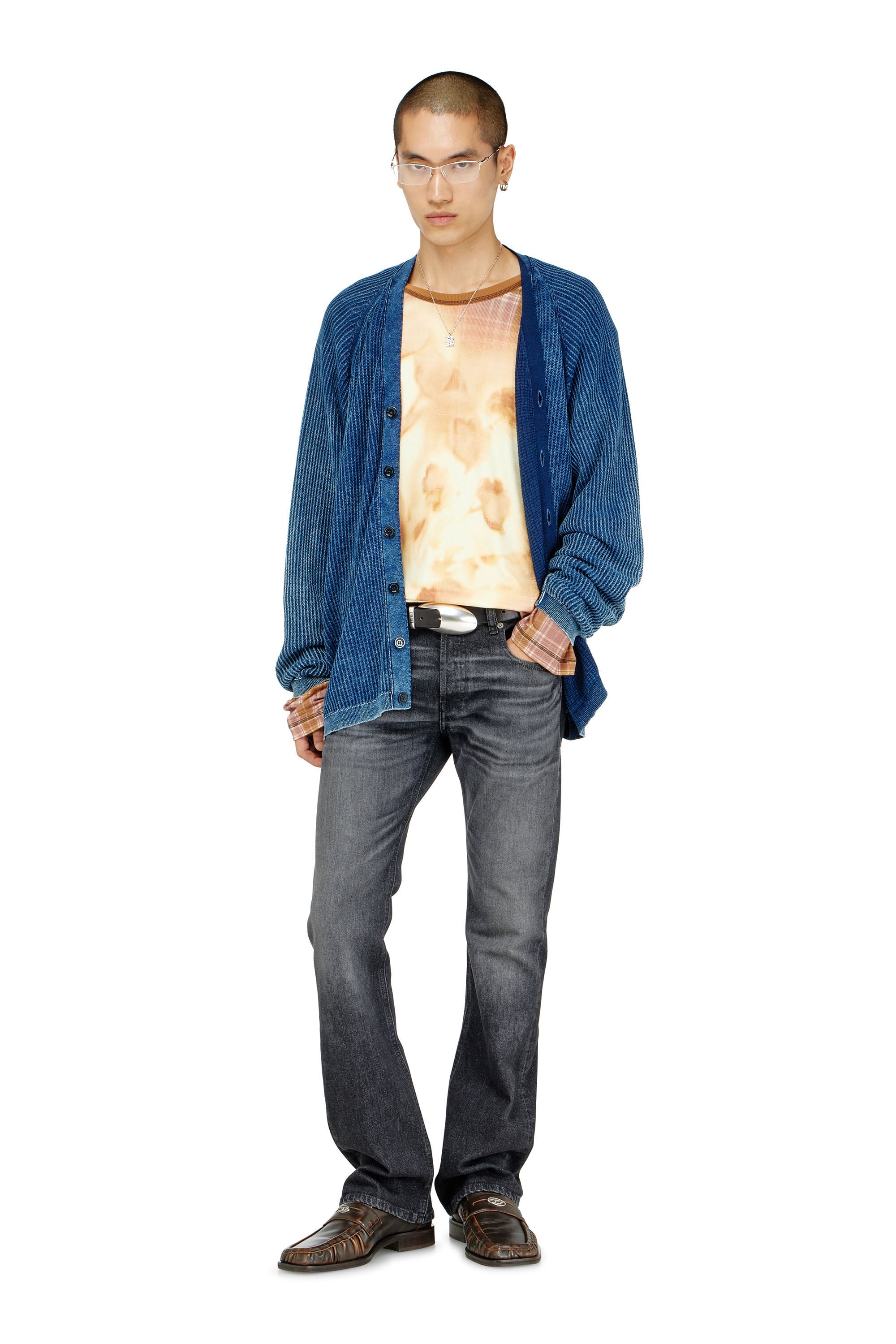 Diesel - Man's Bootcut Jeans 2007 Zatiny 09N48, Black/Dark grey - 1