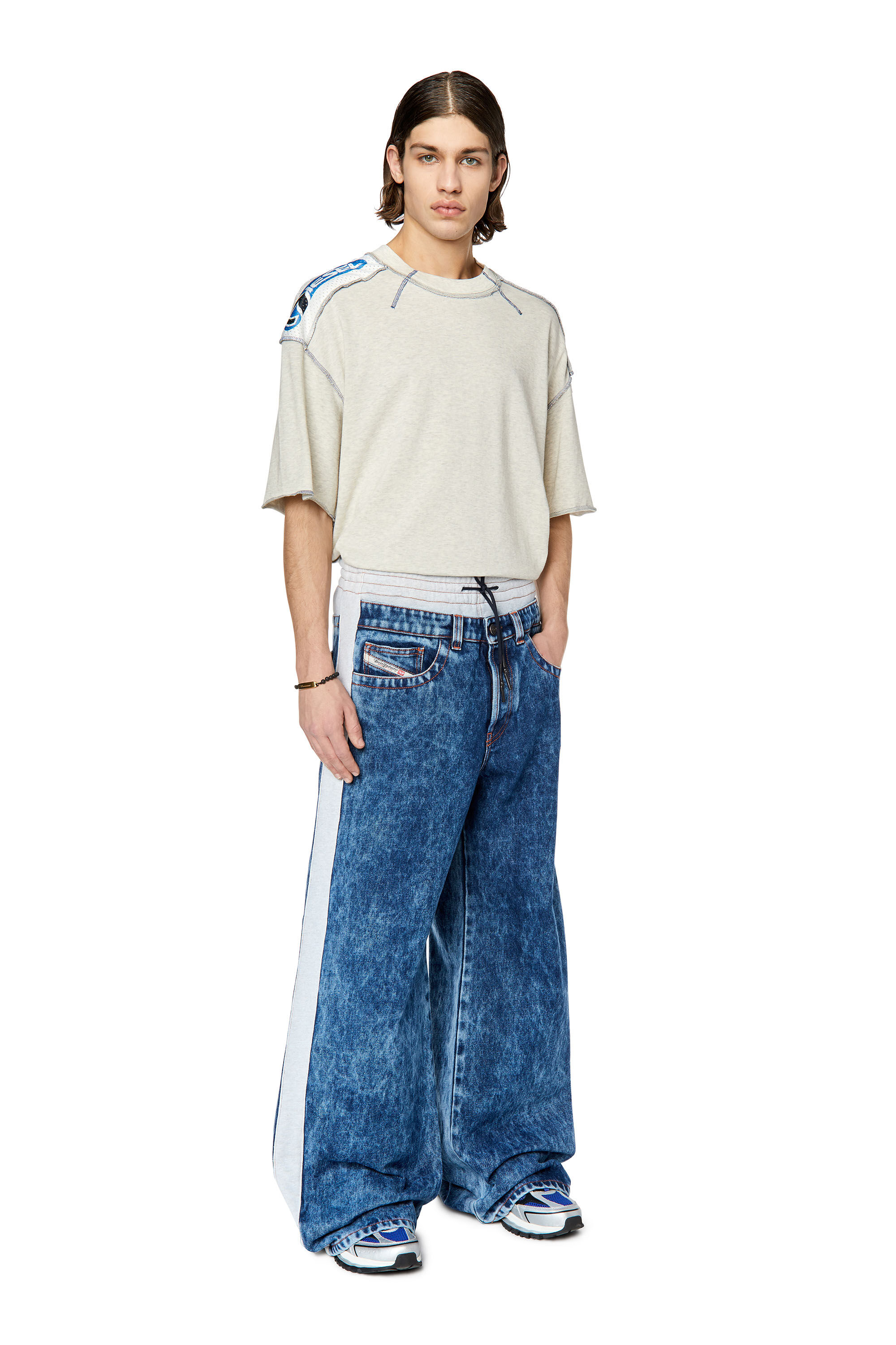 Diesel - Straight Jeans D-Seri 0EMAW, Medium blue - Image 1
