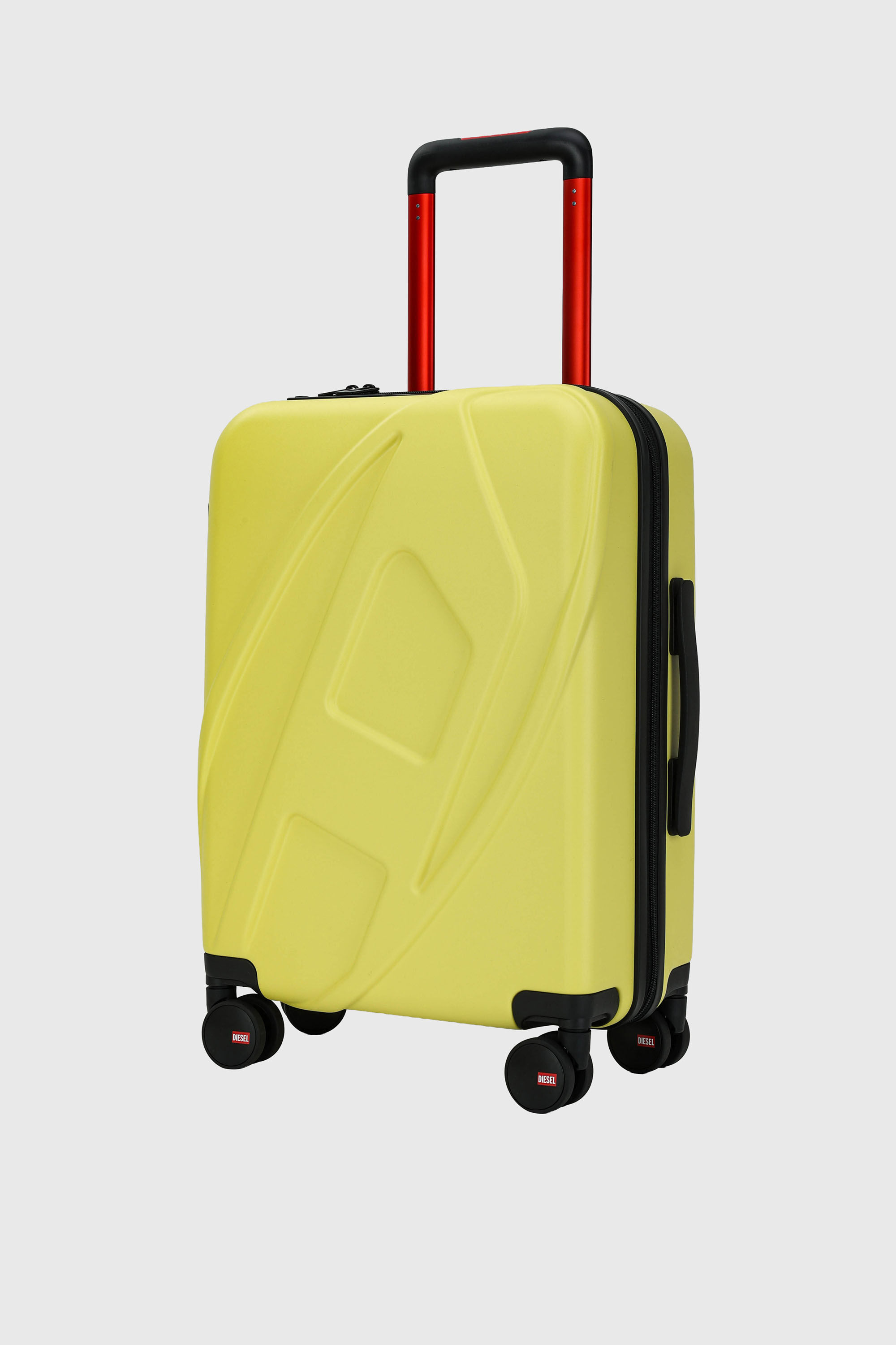 Diesel - LU0043 HARD LUGGAGE - DSL012, Unisex's Oval D suitcase size S in Yellow - 5