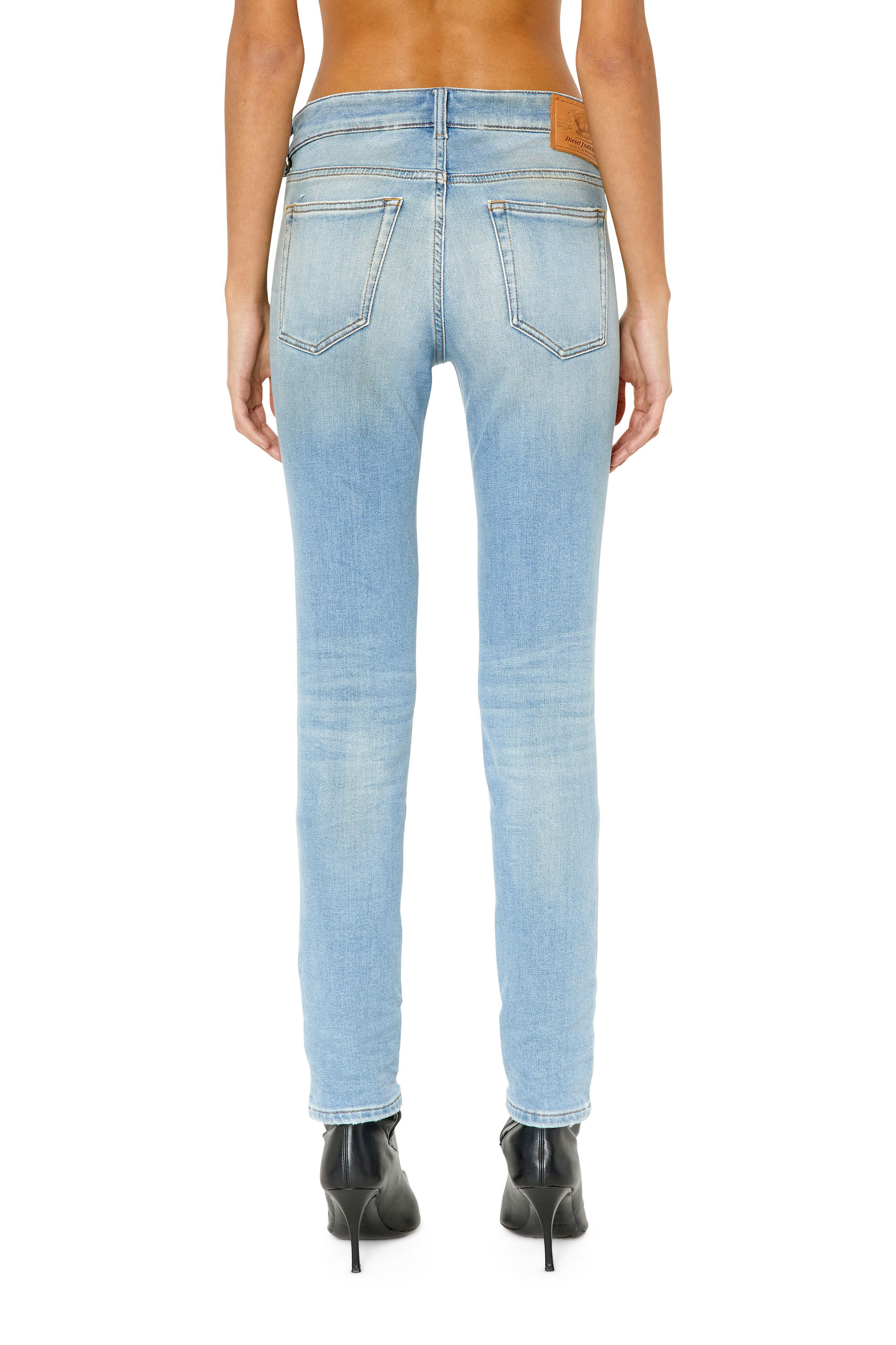 Diesel - Slim D-Ollies JoggJeans® 068CW, Light Blue - Image 4