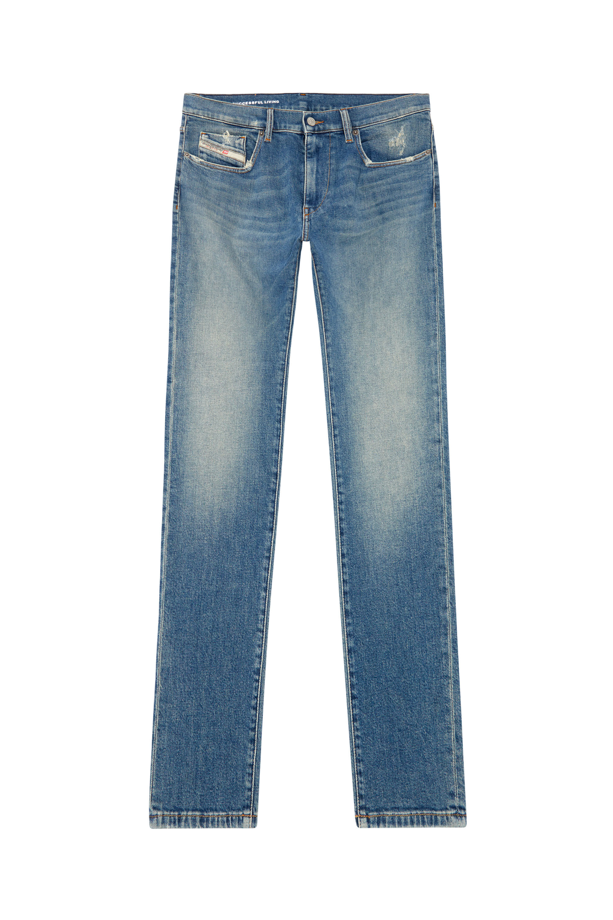 Diesel - Slim Jeans 2019 D-Strukt 0GRDG, Light Blue - Image 2