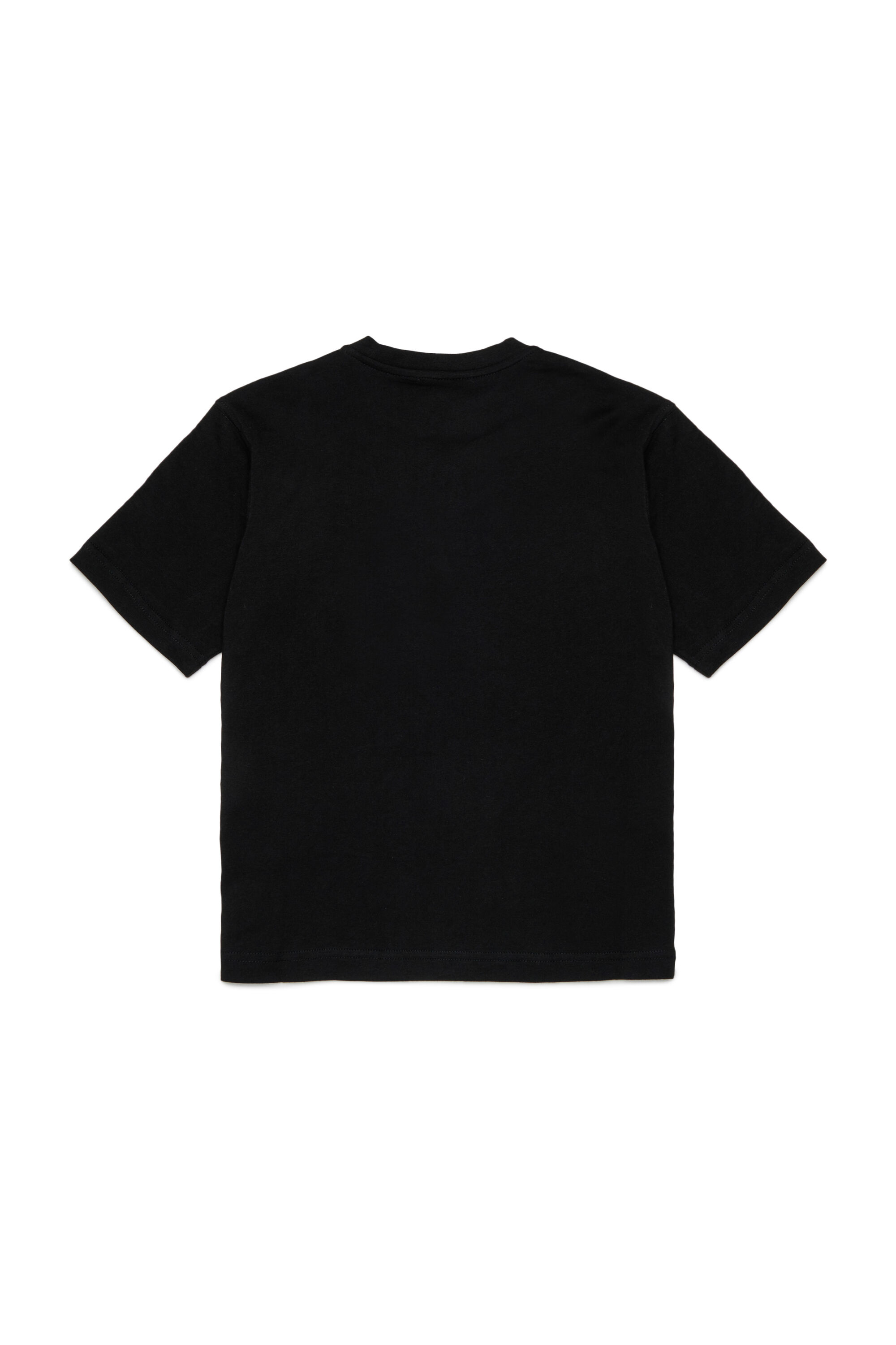 Diesel - TCIRCLE OVER, Man's Cotton T-shirt with Diesel print in Black - 2
