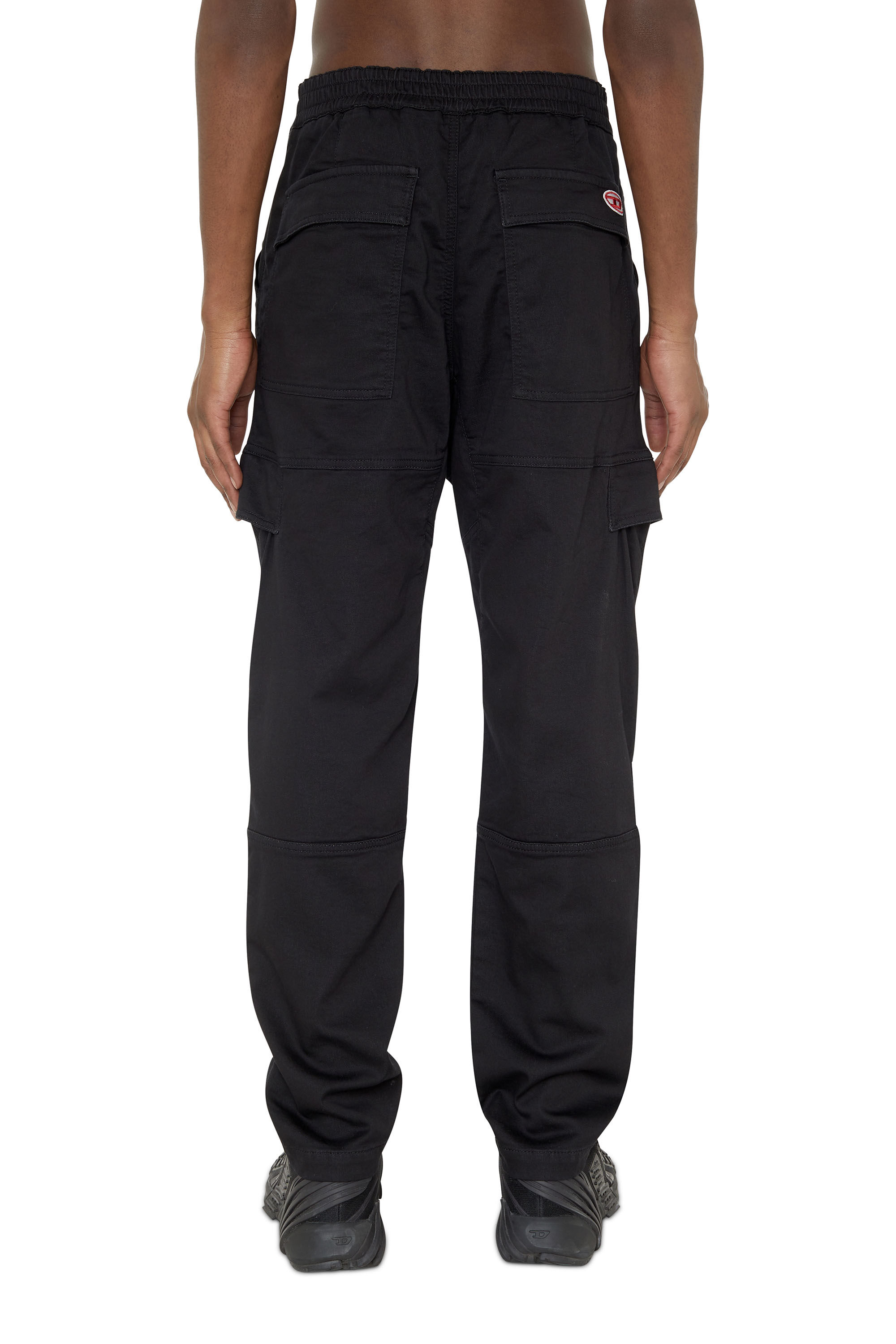 Diesel - Krooley JoggJeans® 069ZG Tapered, Black/Dark grey - Image 4