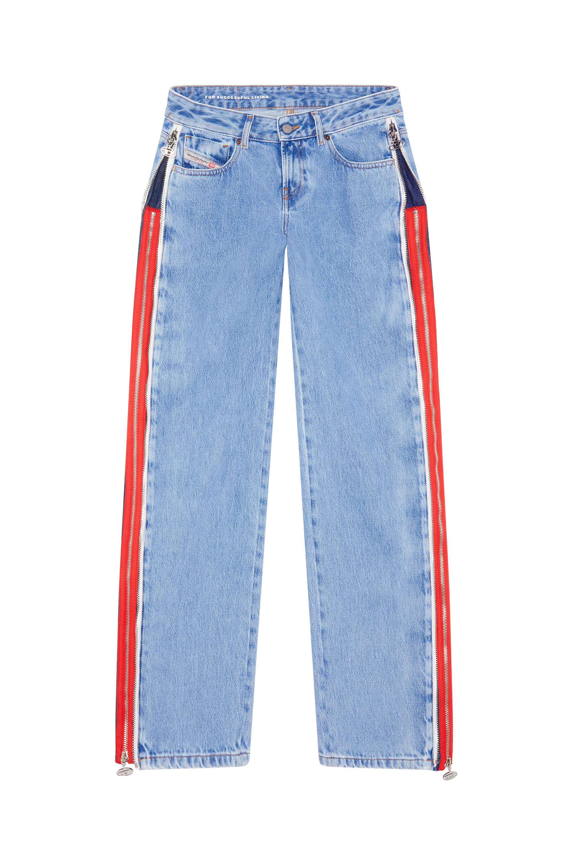 Diesel - 2002 09D17 Straight Jeans, Light Blue - Image 2