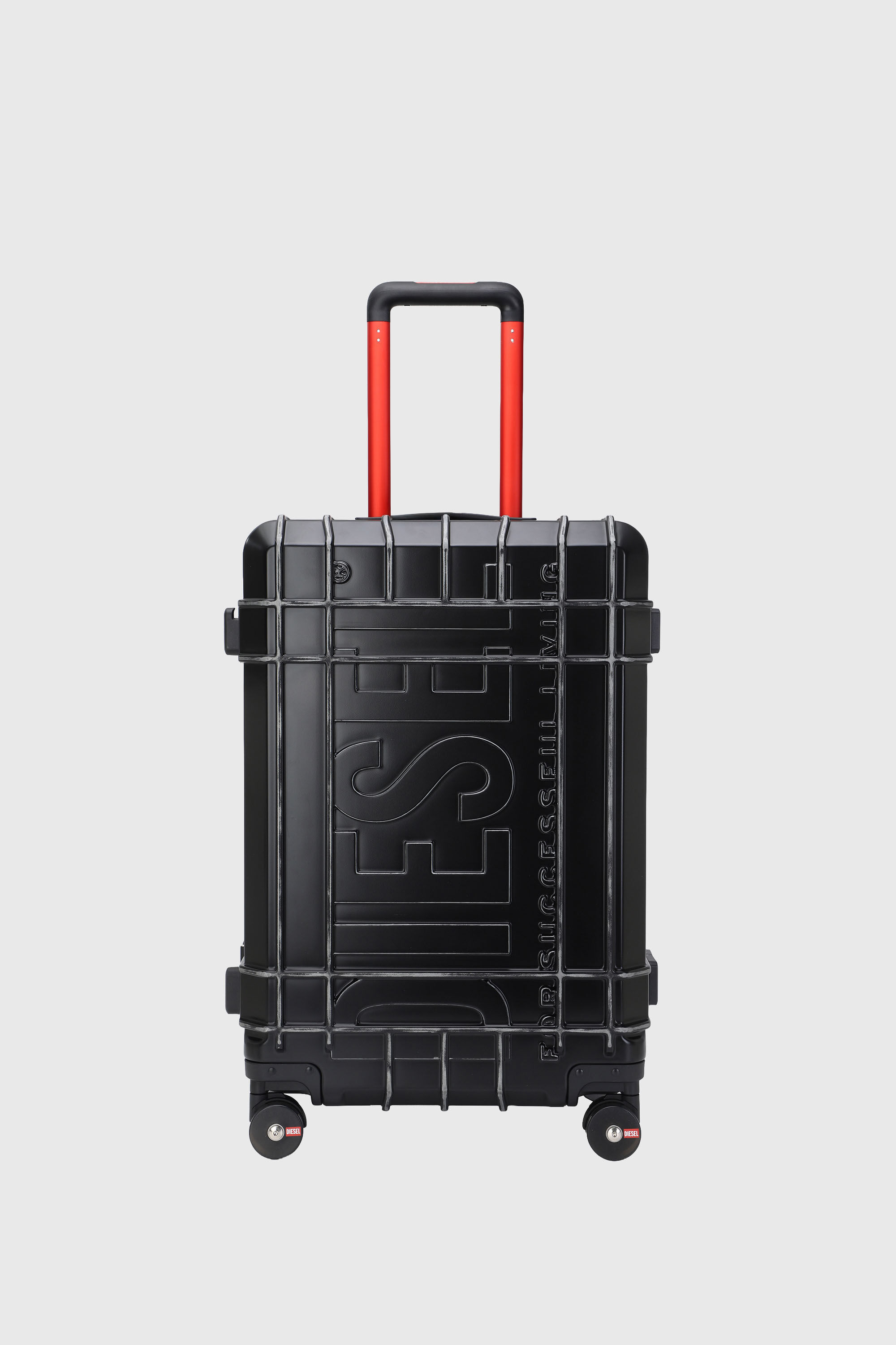 Diesel - DIESEL PC STRONG IMAGE TROLLEY- DSL003, Unisex's Rugged suitcase size M in Black - 1