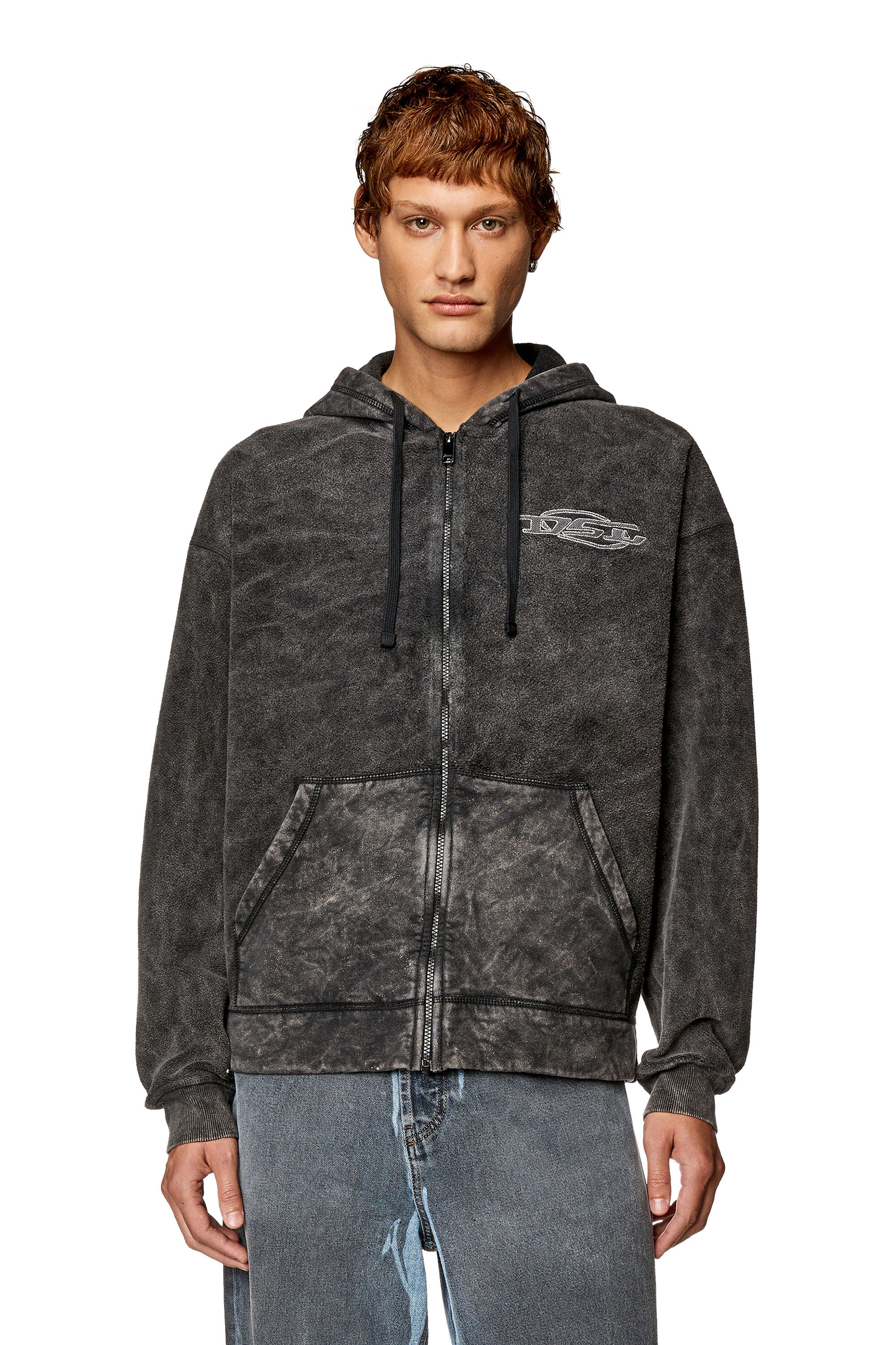 Diesel zip hoodie clearance