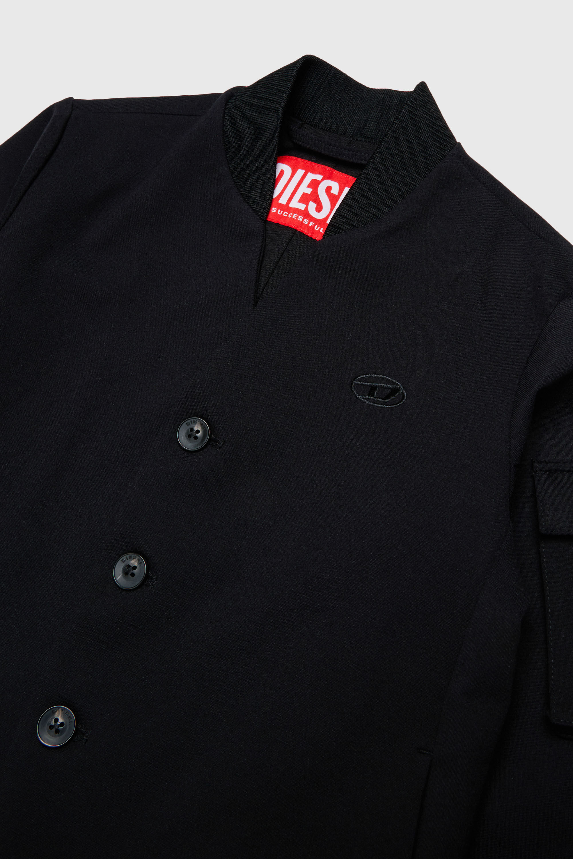 Diesel - JOLTY, Man's Bomber-inspired tailored jacket in Black - 3