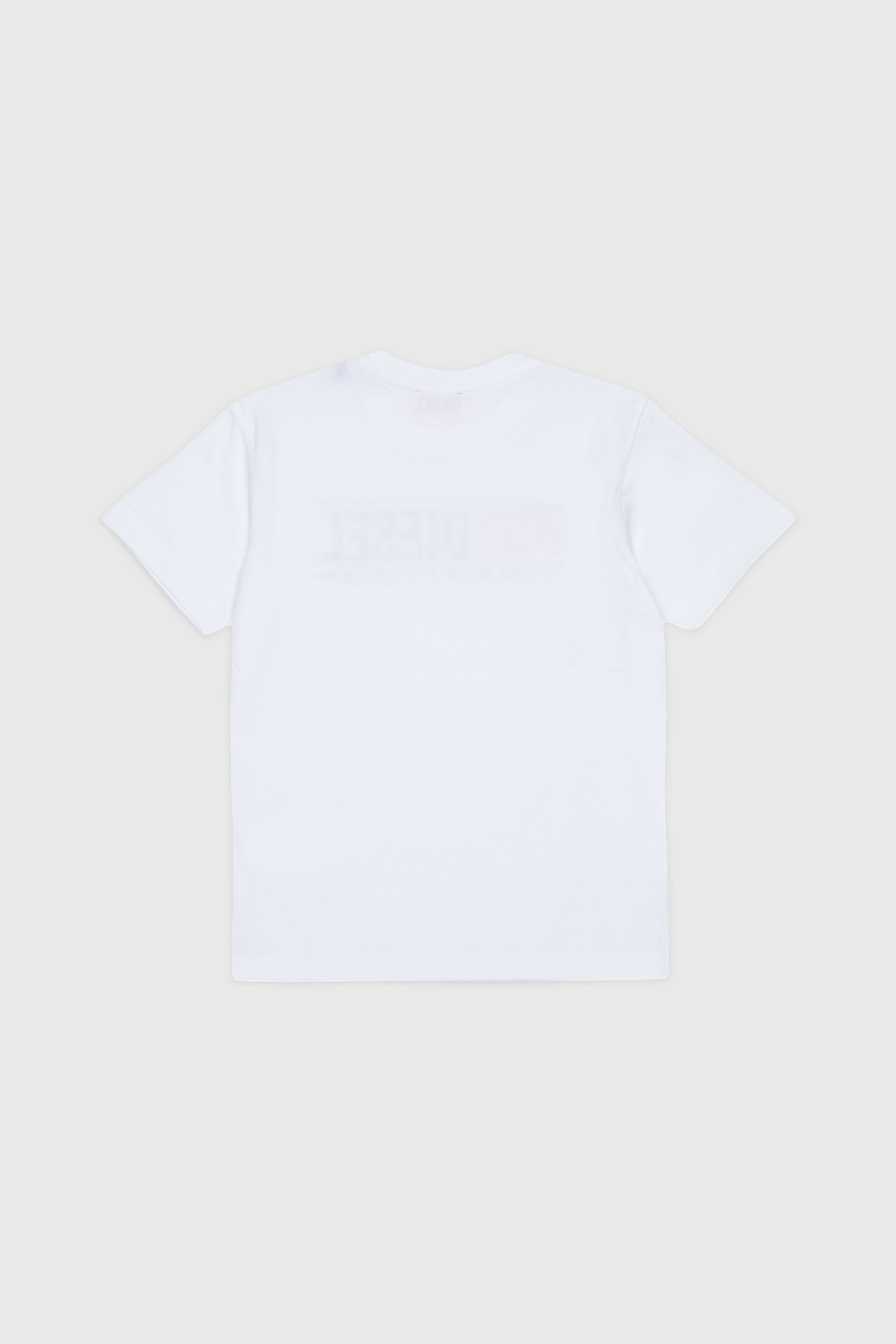 Diesel - TLOMIX, Man's T-shirt with distressed logo print in White - 2